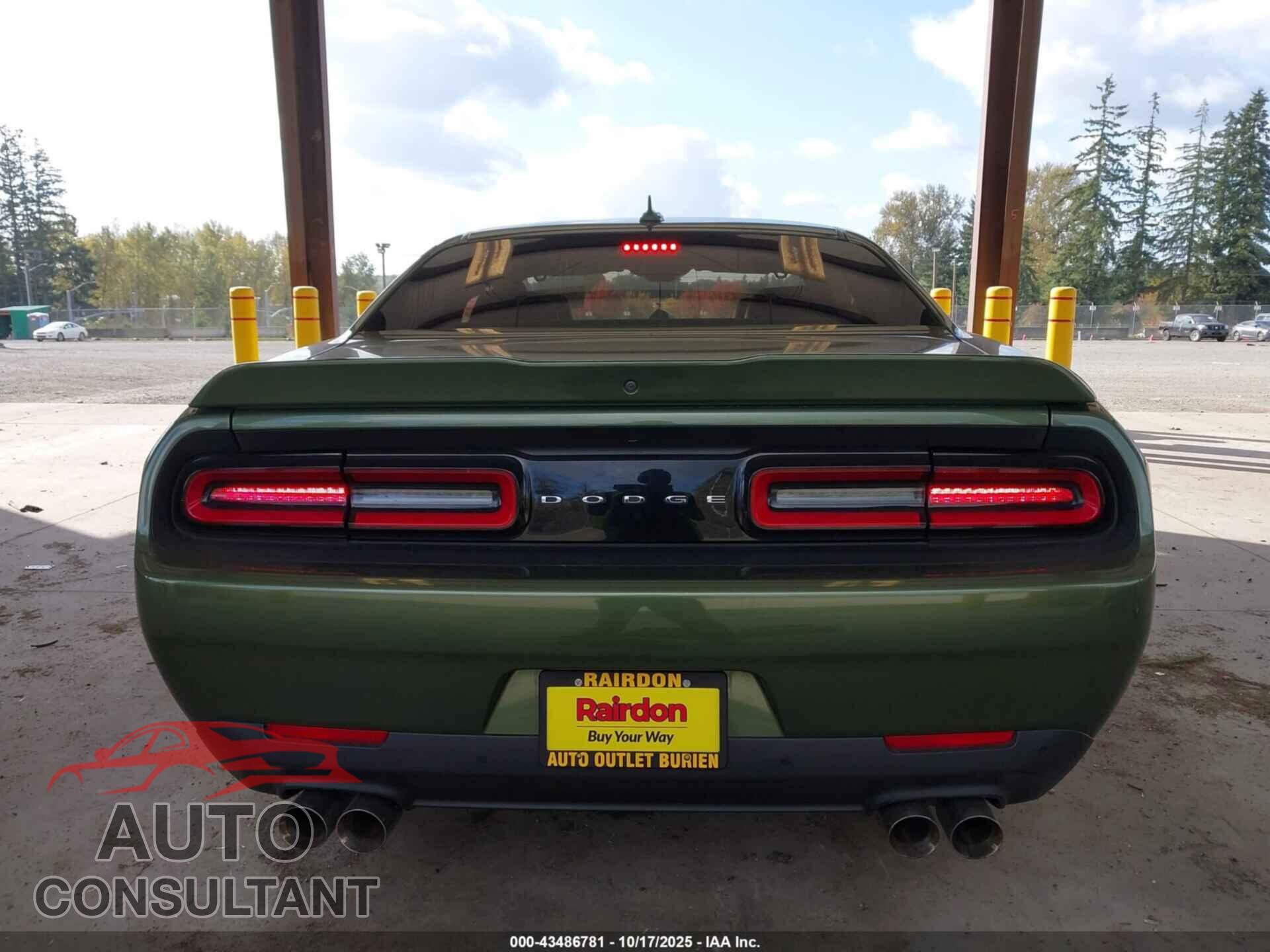 DODGE CHALLENGER 2019 - 2C3CDZAG2KH551289