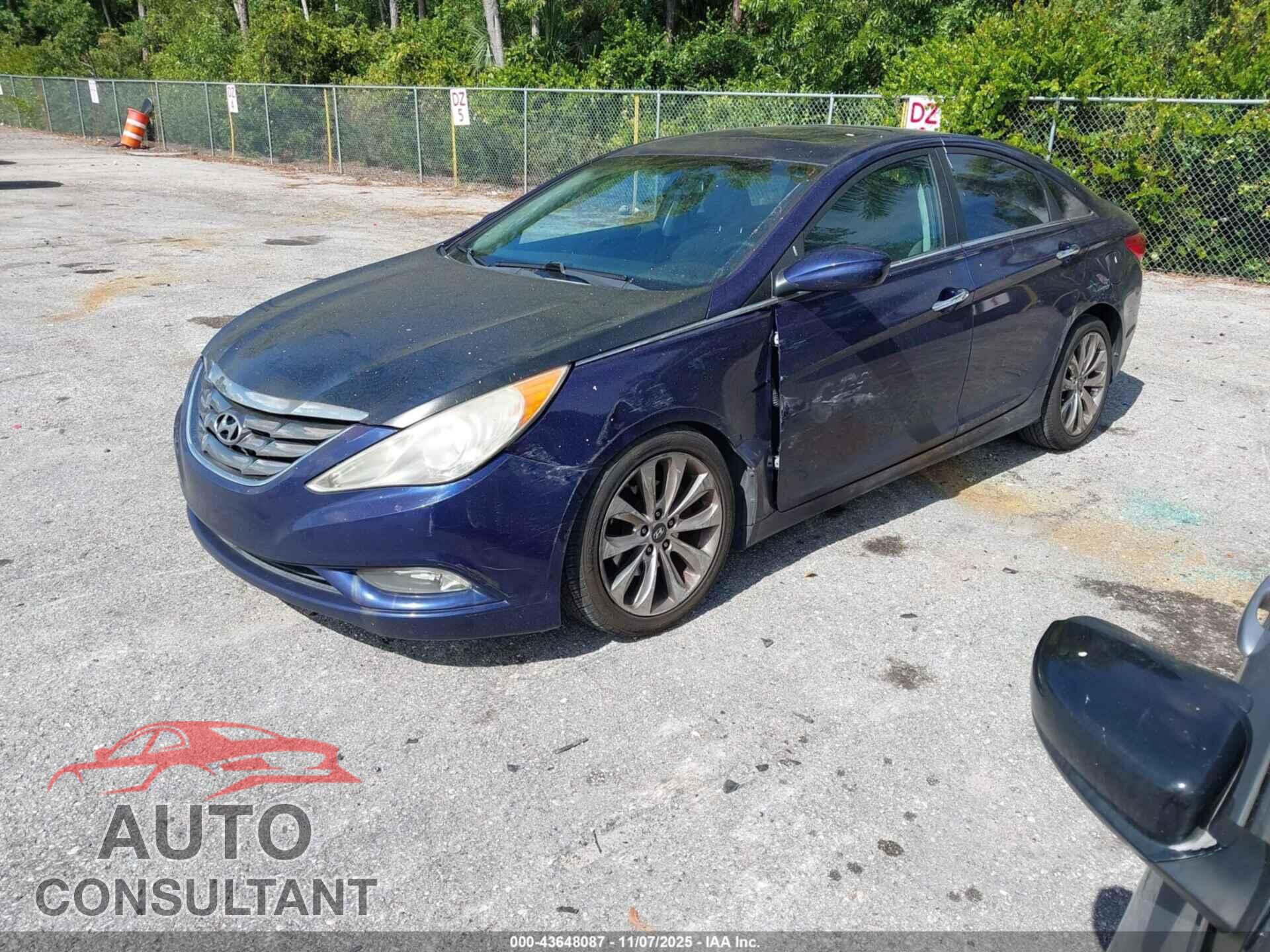 HYUNDAI SONATA 2013 - 5NPEC4AC8DH776477