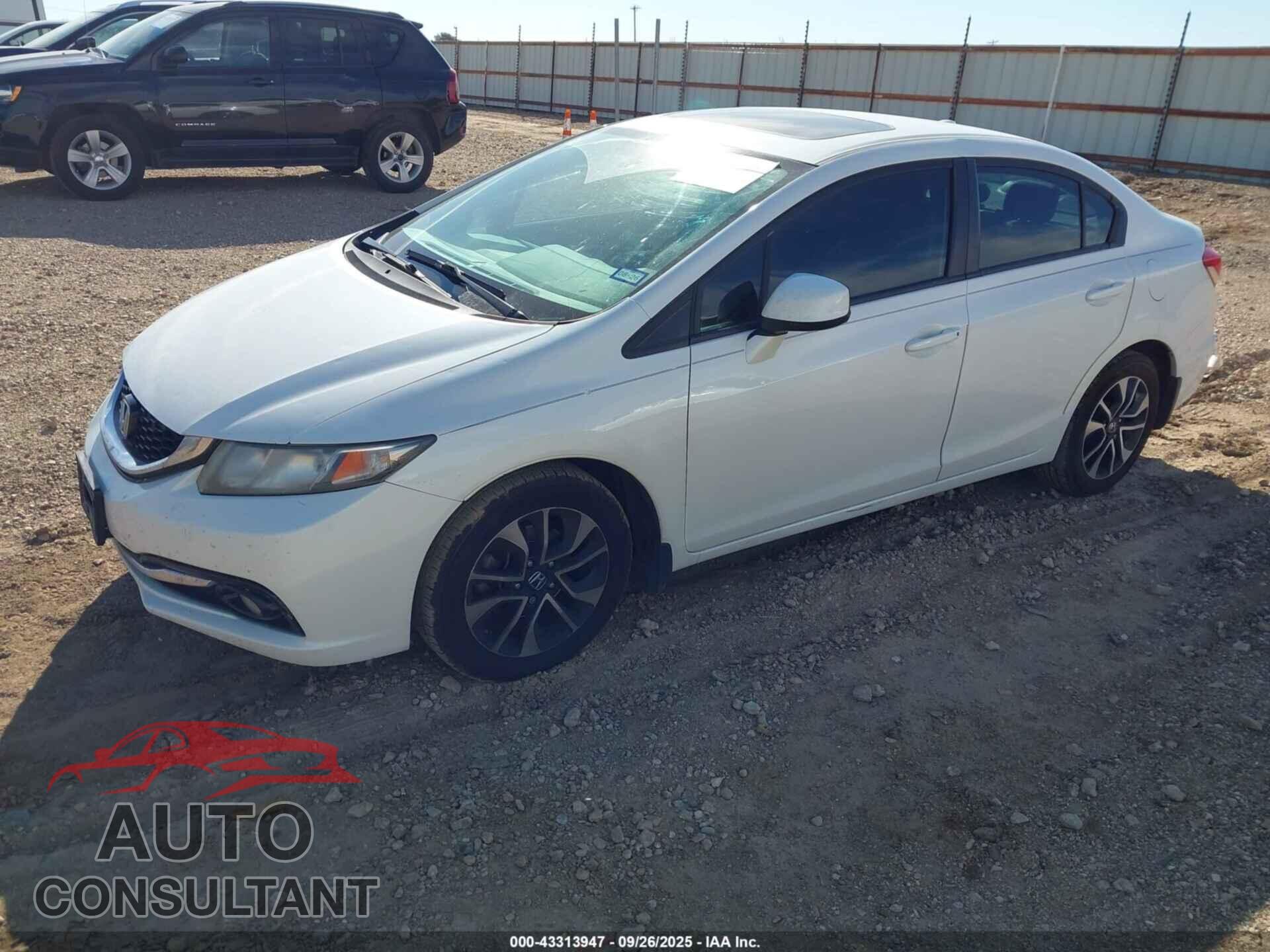 HONDA CIVIC 2013 - 19XFB2F99DE078974