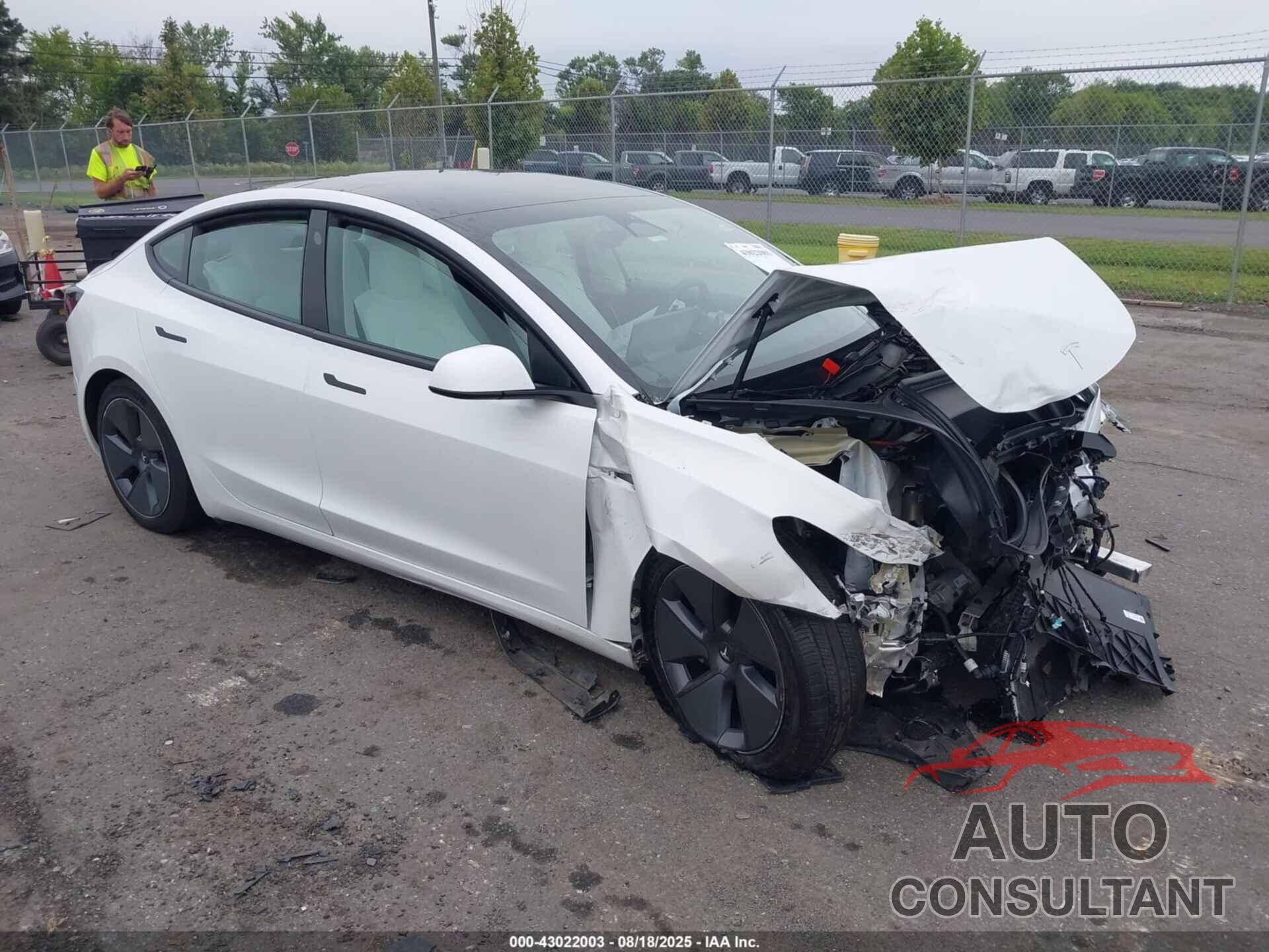 TESLA MODEL 3 2022 - 5YJ3E1EB7NF179869