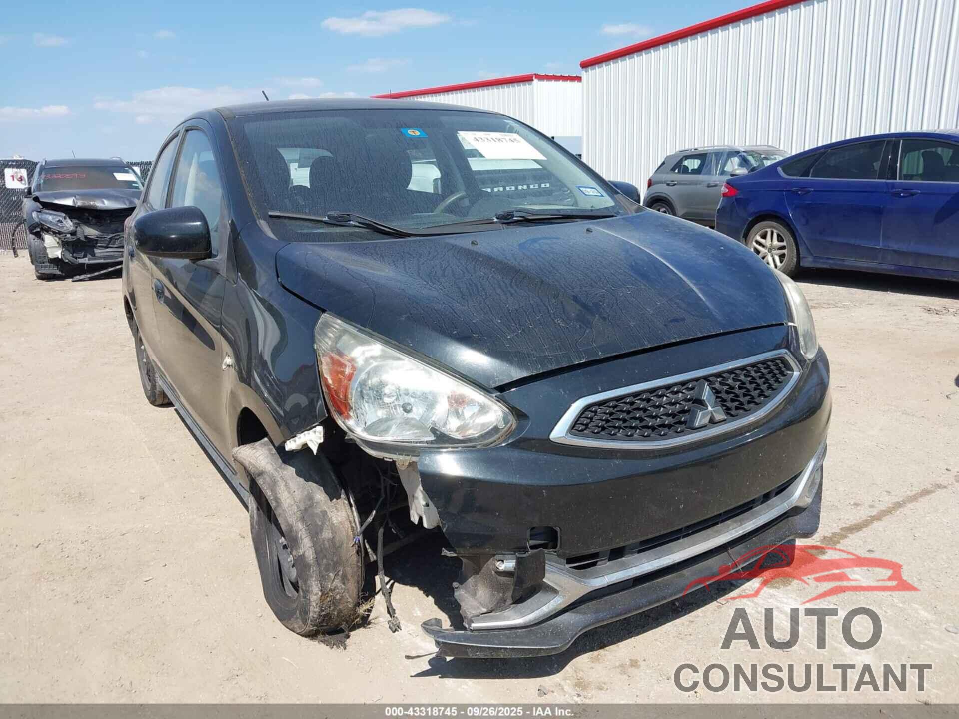 MITSUBISHI MIRAGE 2017 - ML32A3HJ3HH018979