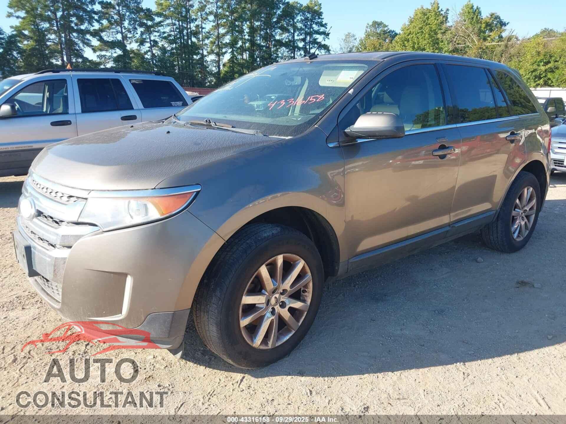FORD EDGE 2012 - 2FMDK3KC5CBA45700