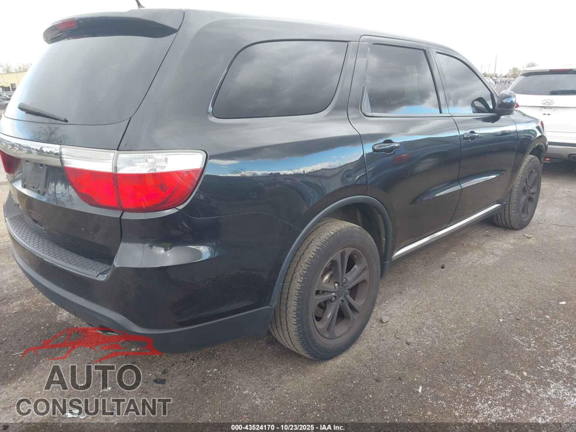DODGE DURANGO 2013 - 1C4RDJAG3DC598313