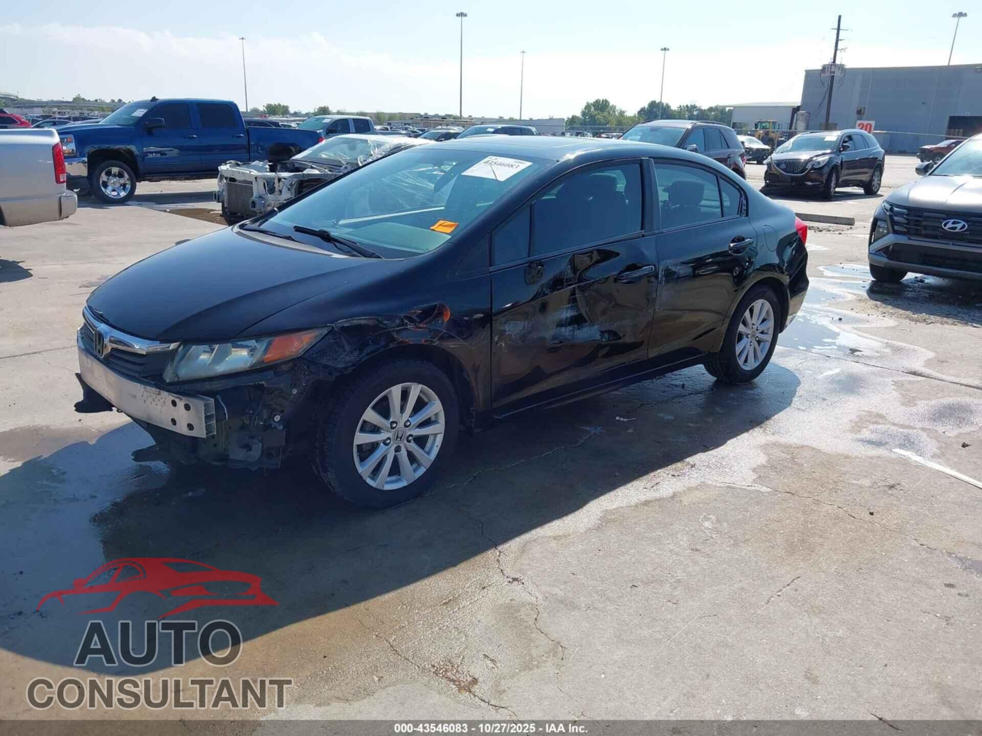 HONDA CIVIC 2012 - 19XFB2F84CE063112