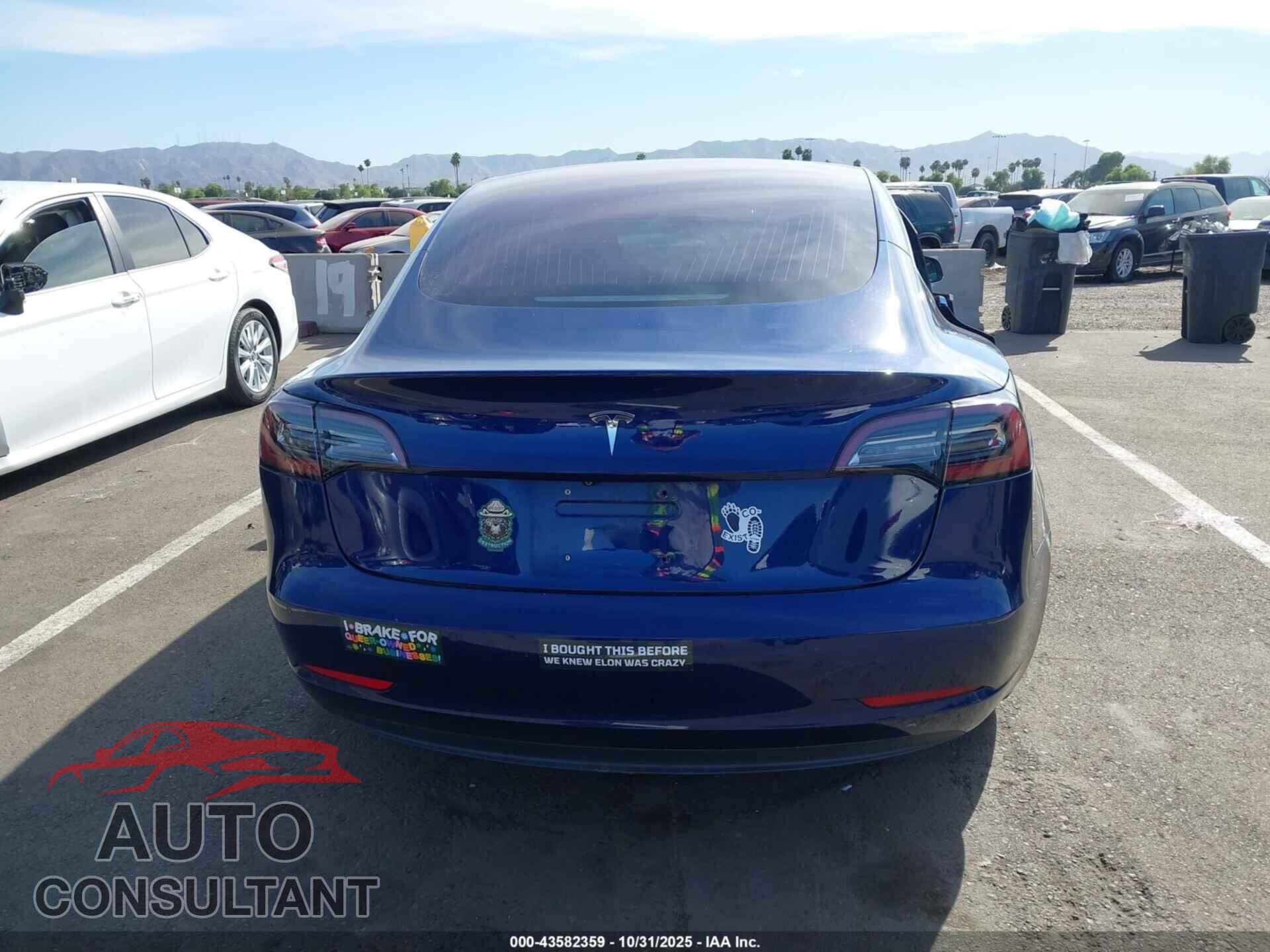TESLA MODEL 3 2018 - 5YJ3E1EA7JF032632