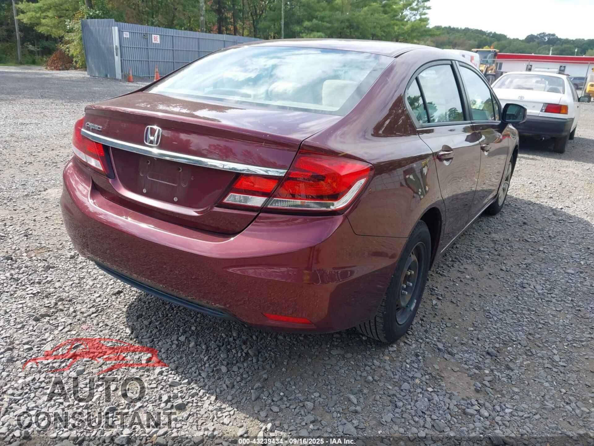 HONDA CIVIC 2013 - 19XFB2F55DE219617