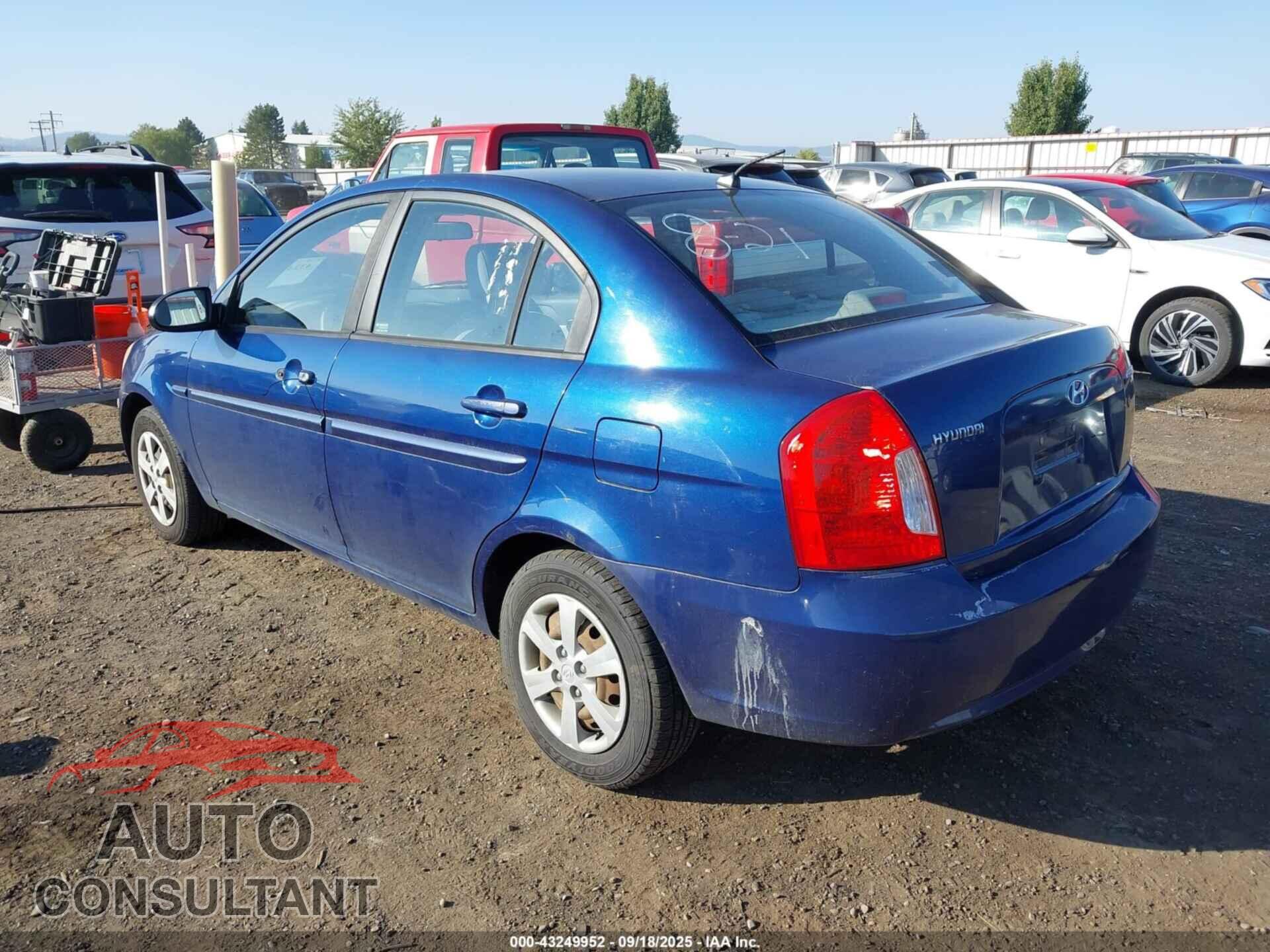 HYUNDAI ACCENT 2009 - KMHCN46C29U378345