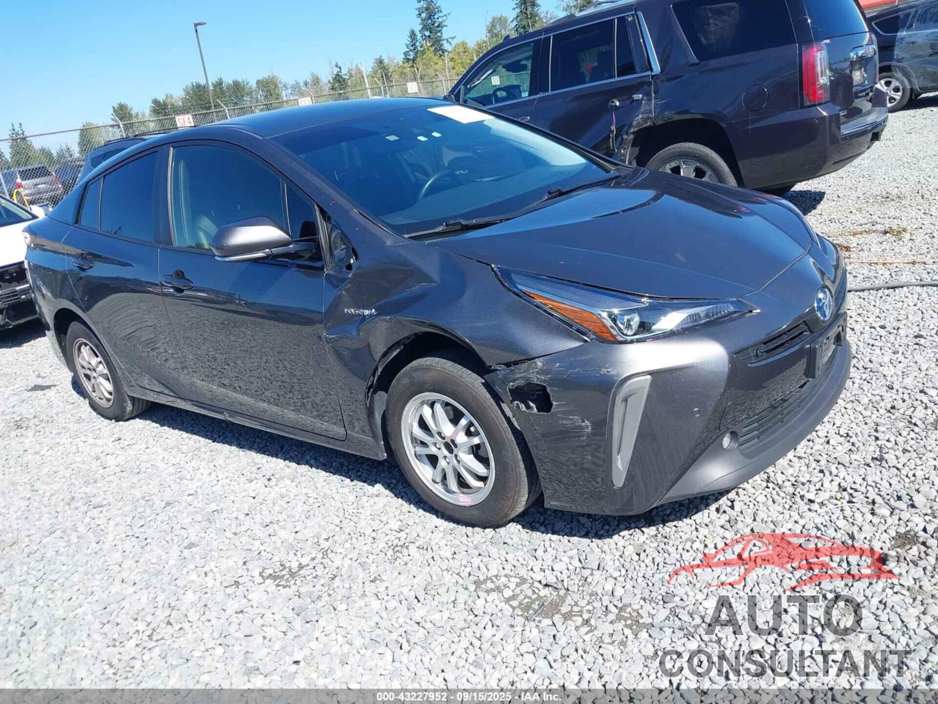 TOYOTA PRIUS 2019 - JTDL9RFU8K3003103