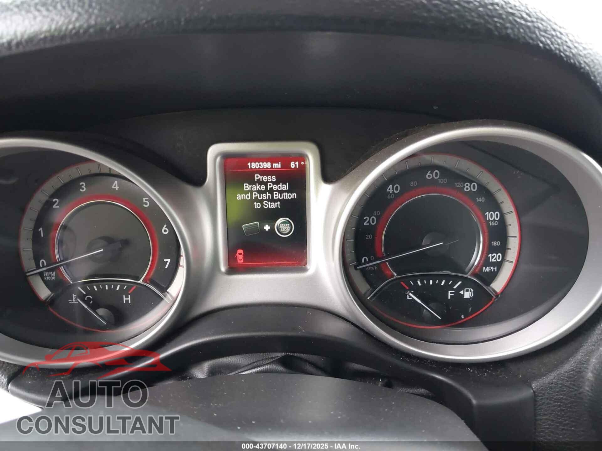 DODGE JOURNEY 2015 - 3C4PDCBG6FT529172