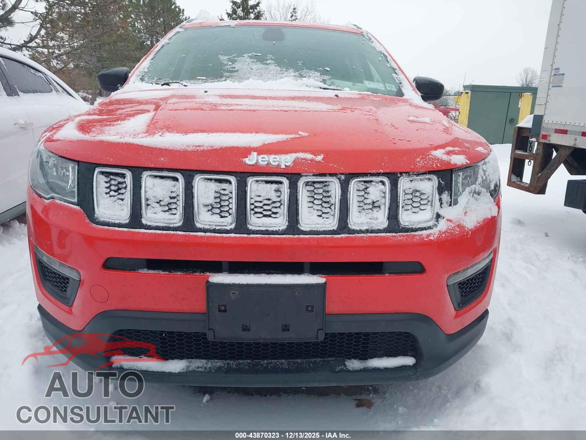 JEEP NEW COMPASS 2017 - 3C4NJDAB3HT647212
