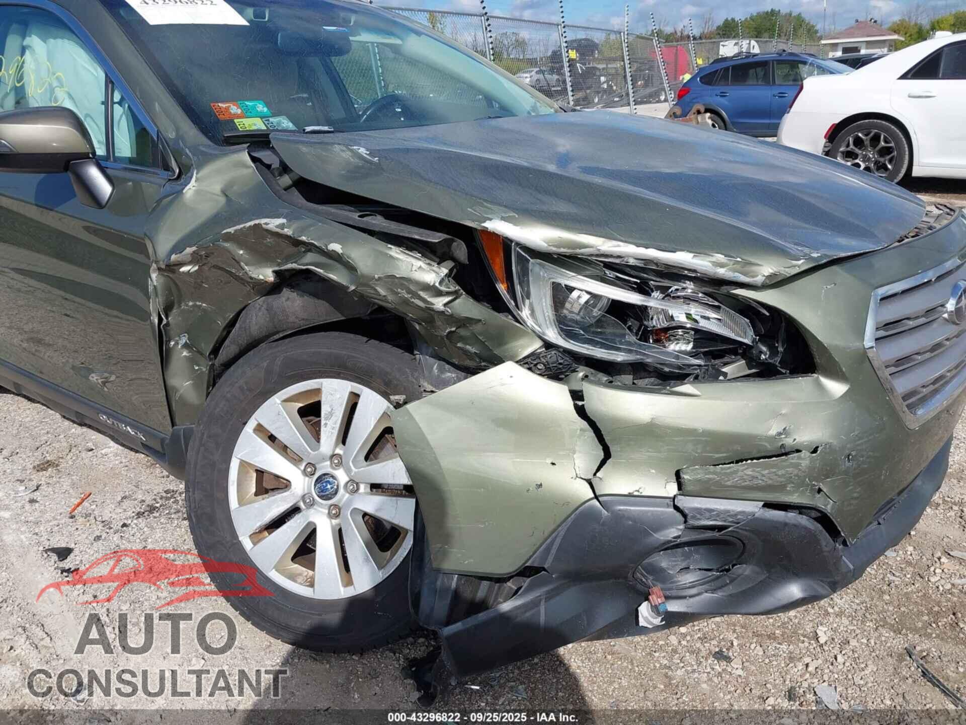 SUBARU OUTBACK 2016 - 4S4BSAFC8G3317653