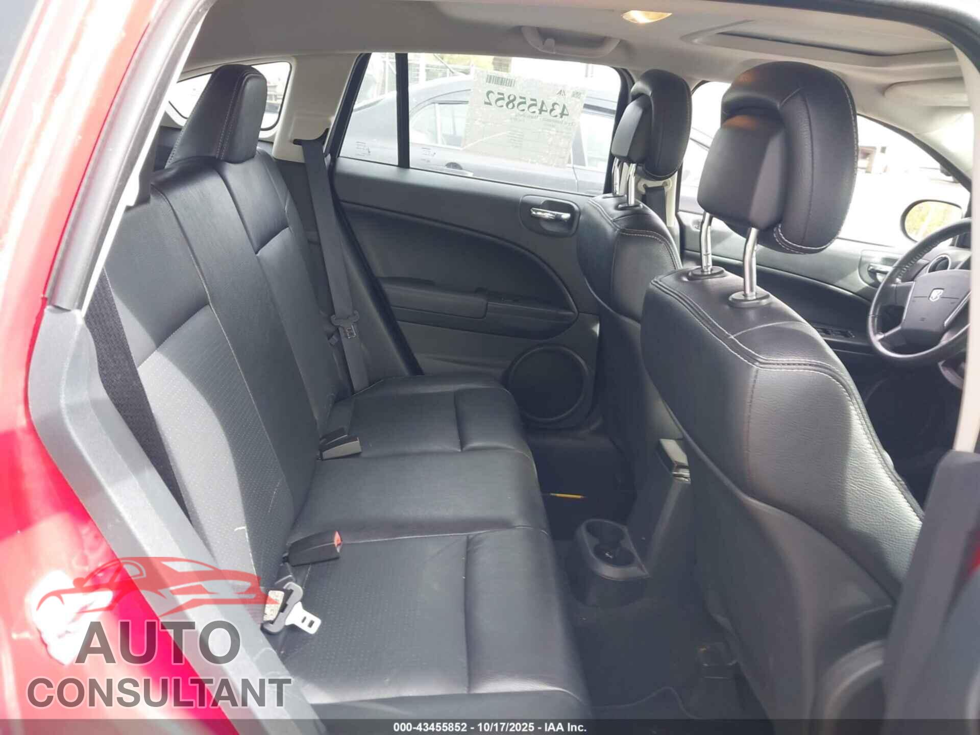 DODGE CALIBER 2011 - 1B3CB9HB6BD130041