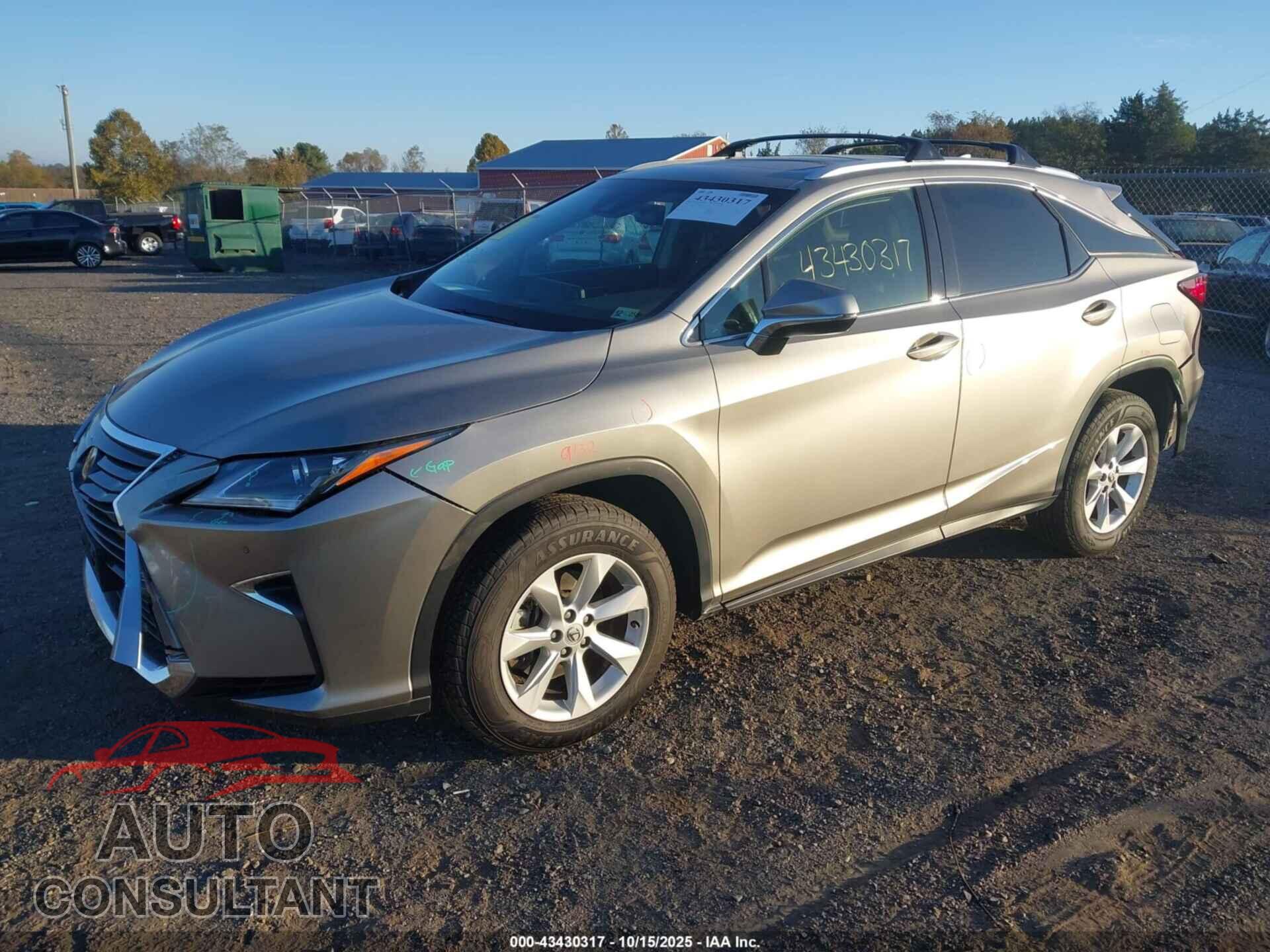 LEXUS RX 350 2017 - 2T2BZMCA1HC122406
