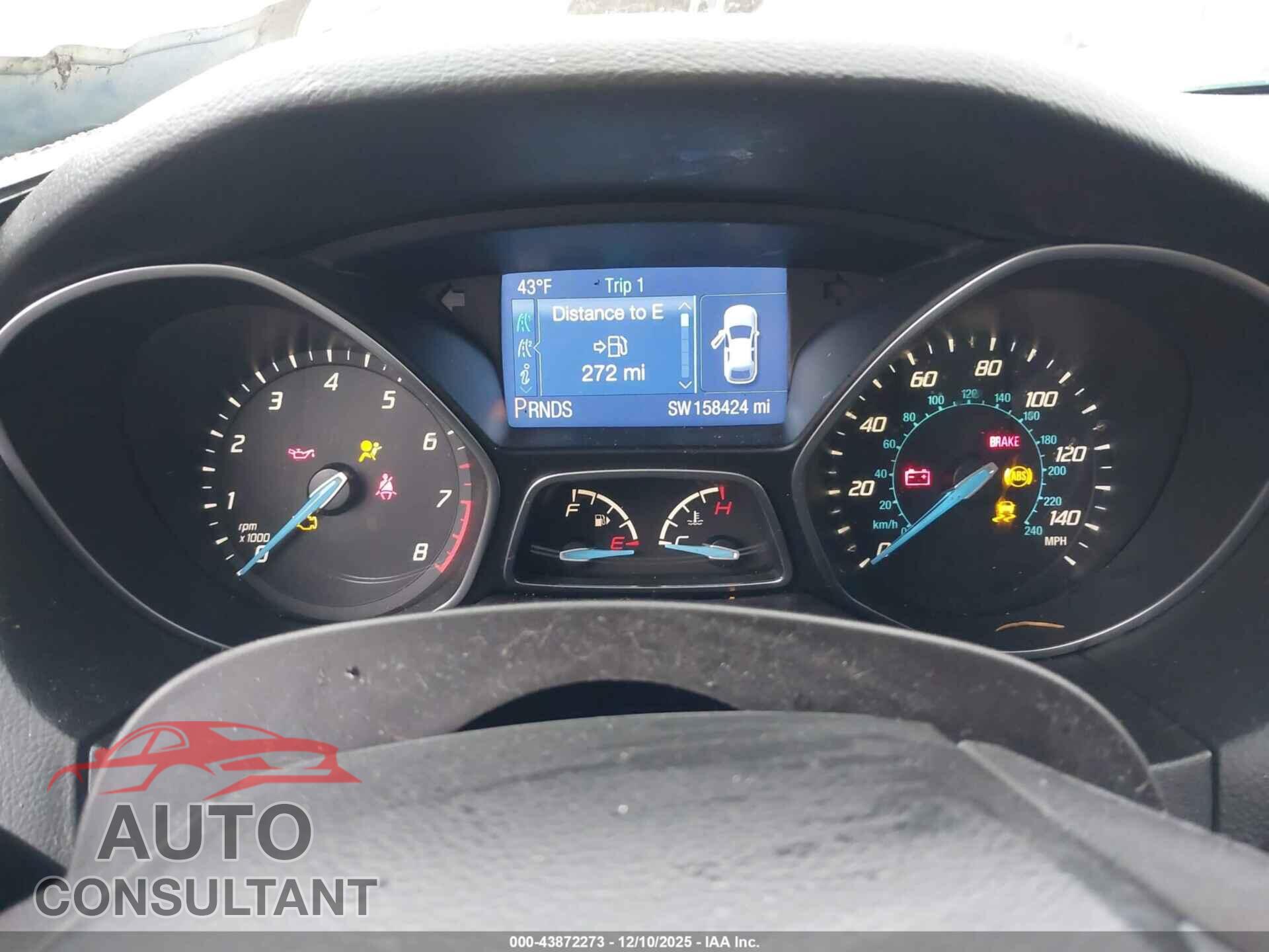 FORD FOCUS 2014 - 1FADP3F23EL259715