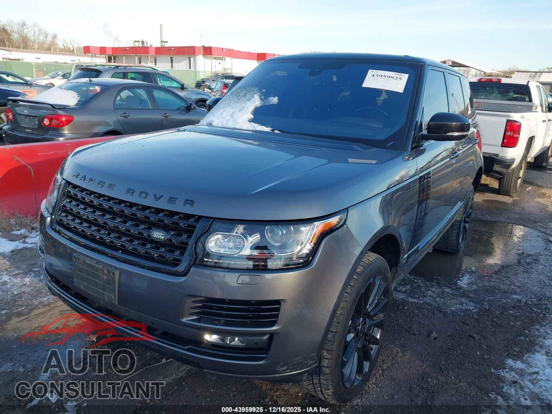 LAND ROVER RANGE ROVER 2016 - SALGS2EF4GA264286