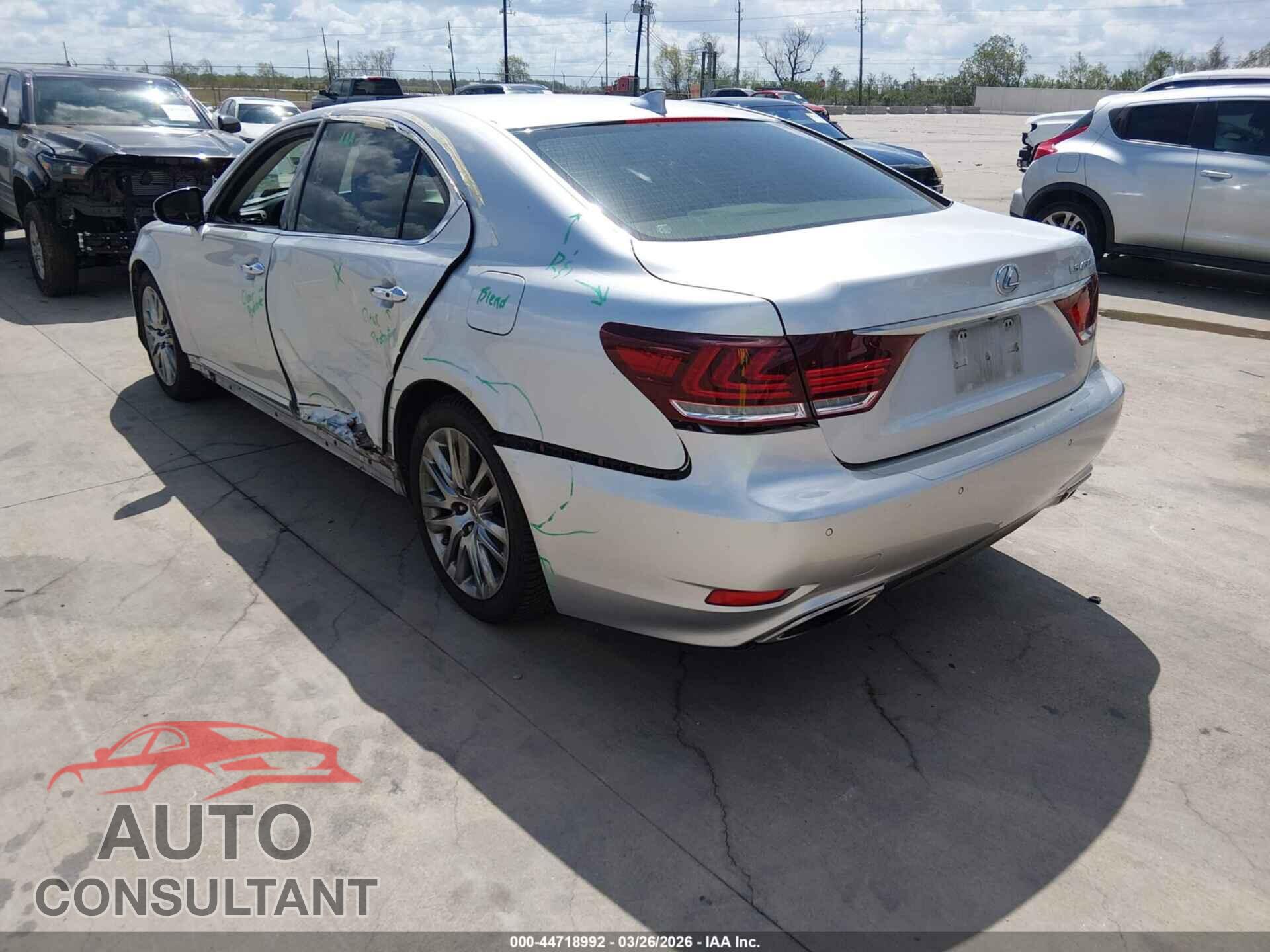 LEXUS LS 460 2015 - JTHGL5EF1F5055423