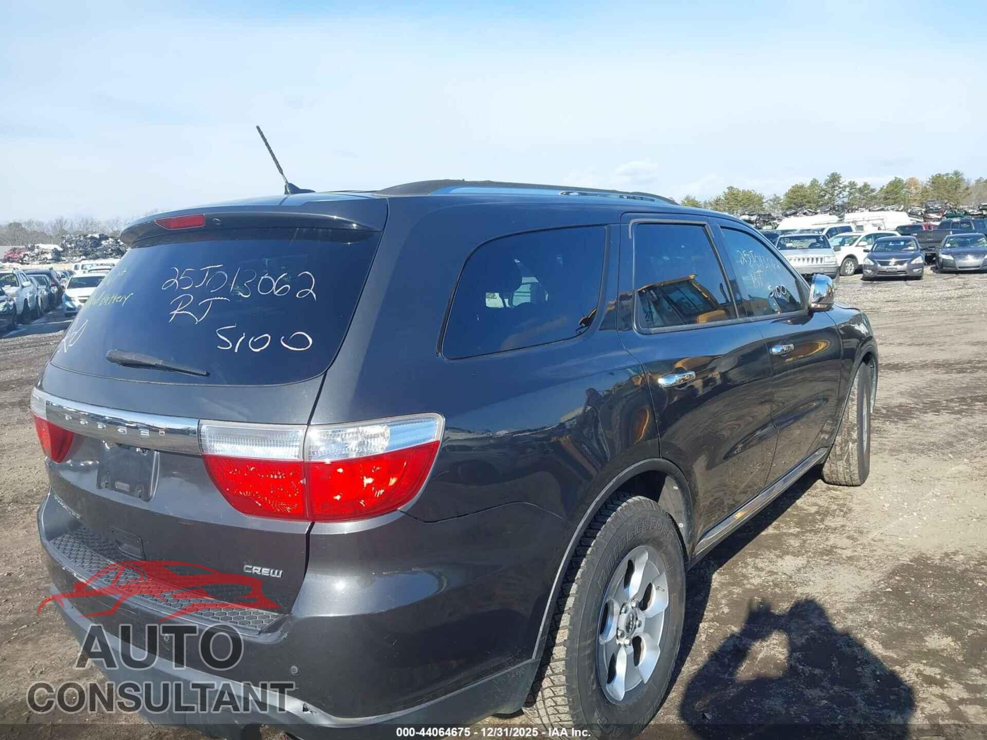 DODGE DURANGO 2011 - 1D4SD4GT3BC648232
