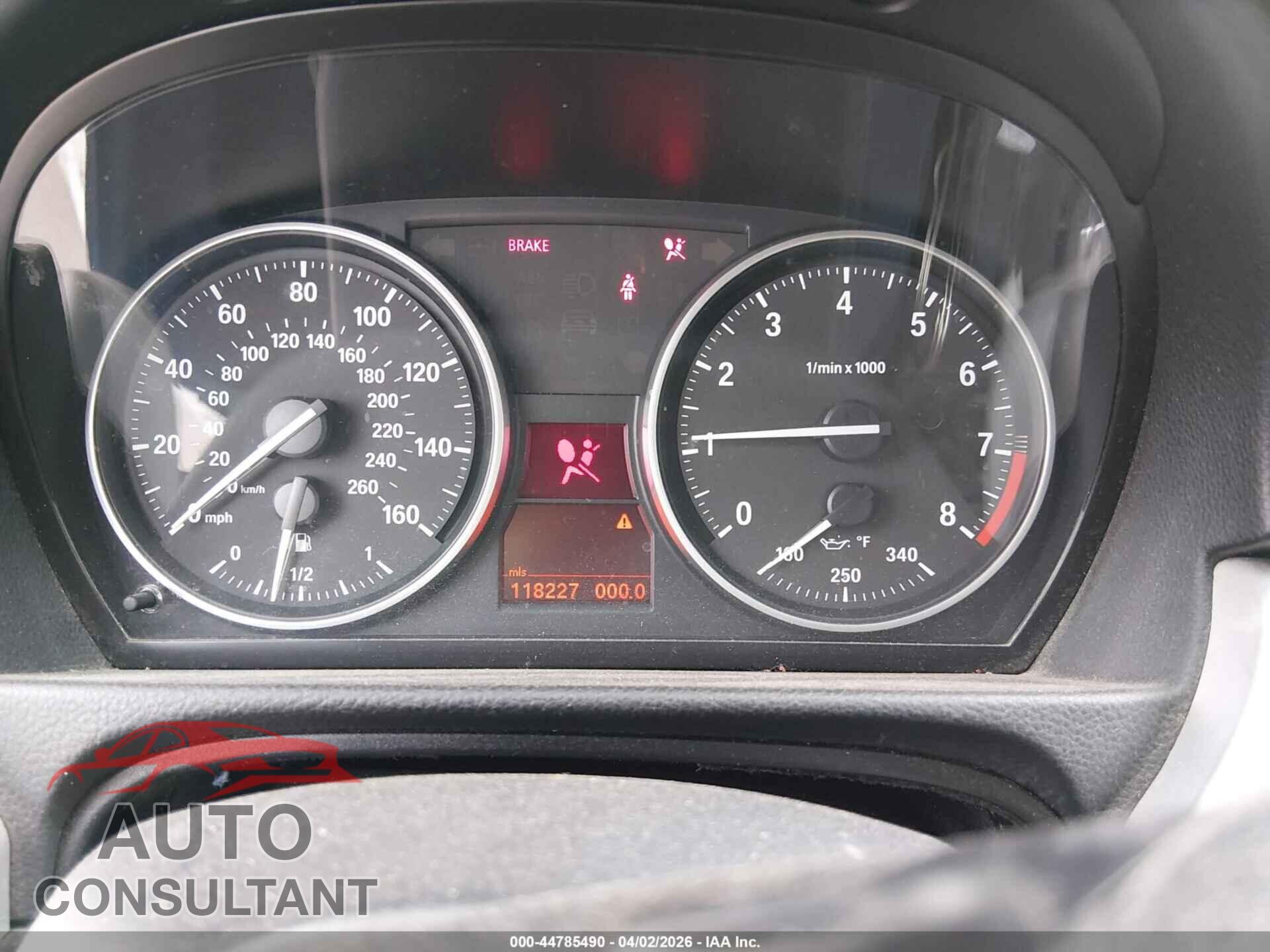 BMW 335I 2011 - WBAKG7C58BE262548