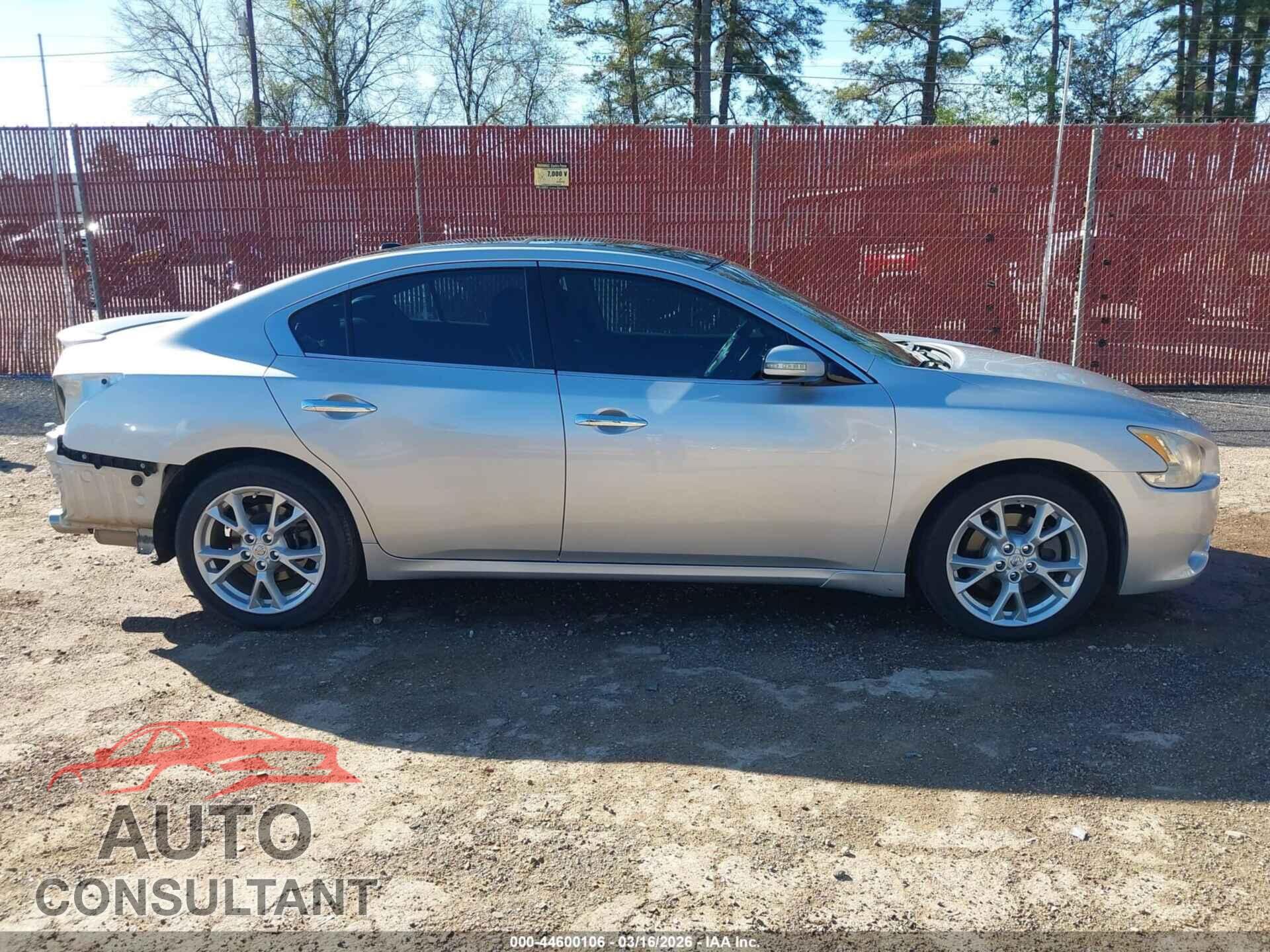 NISSAN MAXIMA 2013 - 1N4AA5AP9DC809727