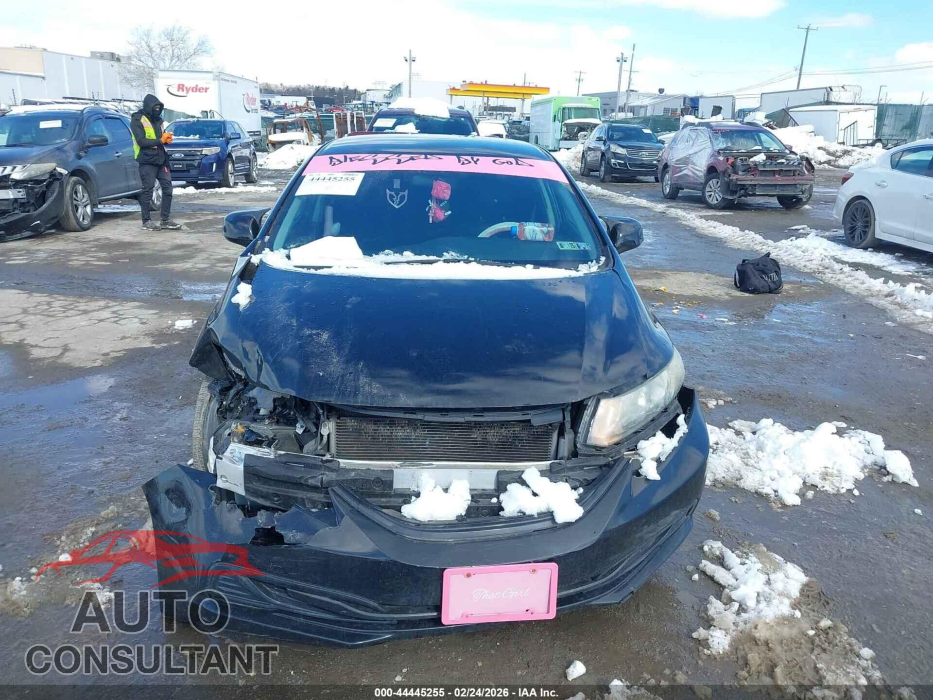HONDA CIVIC 2013 - 19XFB2F50DE273147