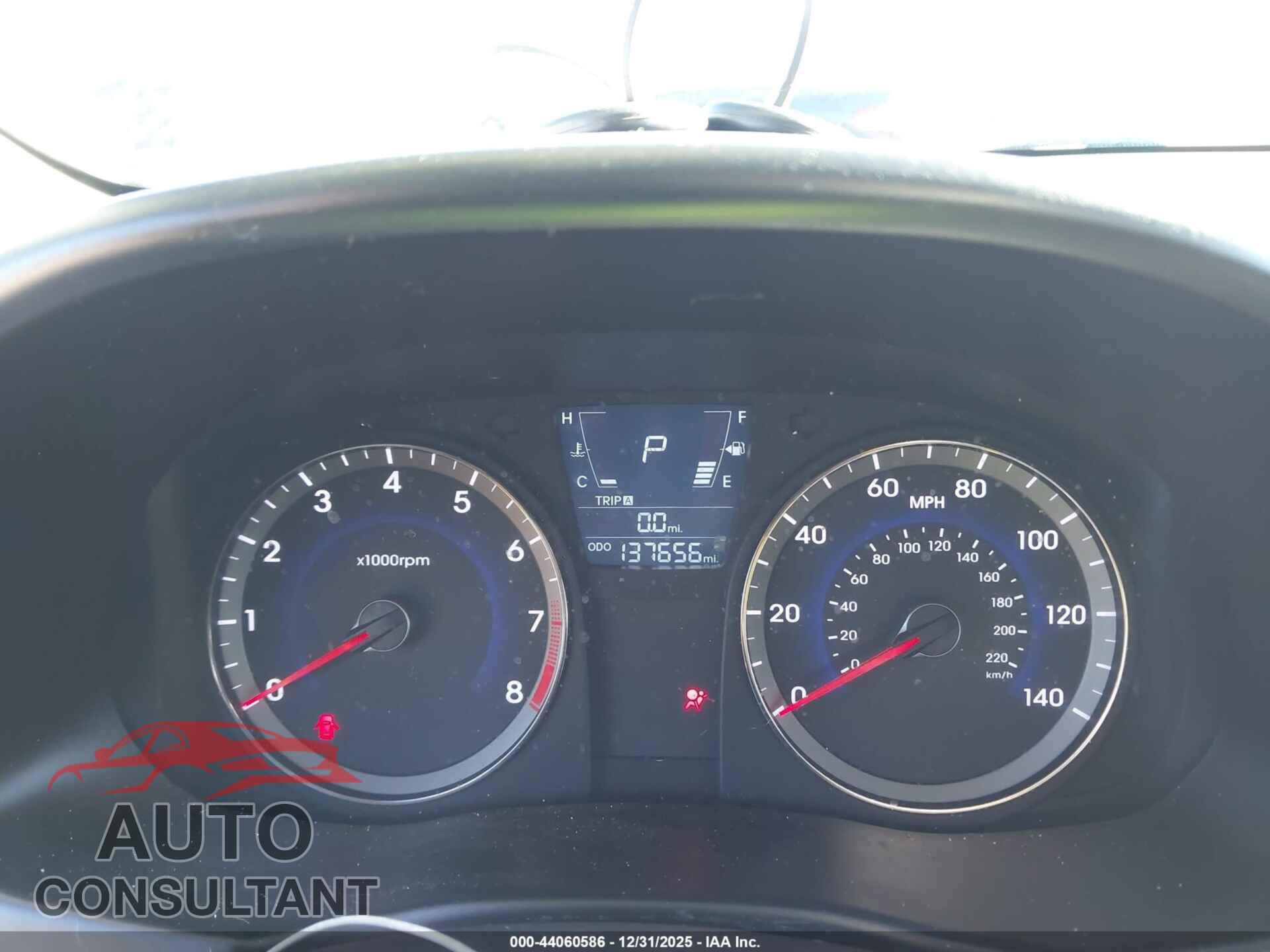 HYUNDAI ACCENT 2013 - KMHCU5AEXDU076702