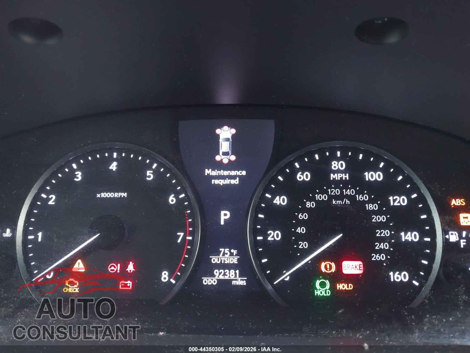LEXUS LS 460 2015 - JTHGL5EF6F5055823
