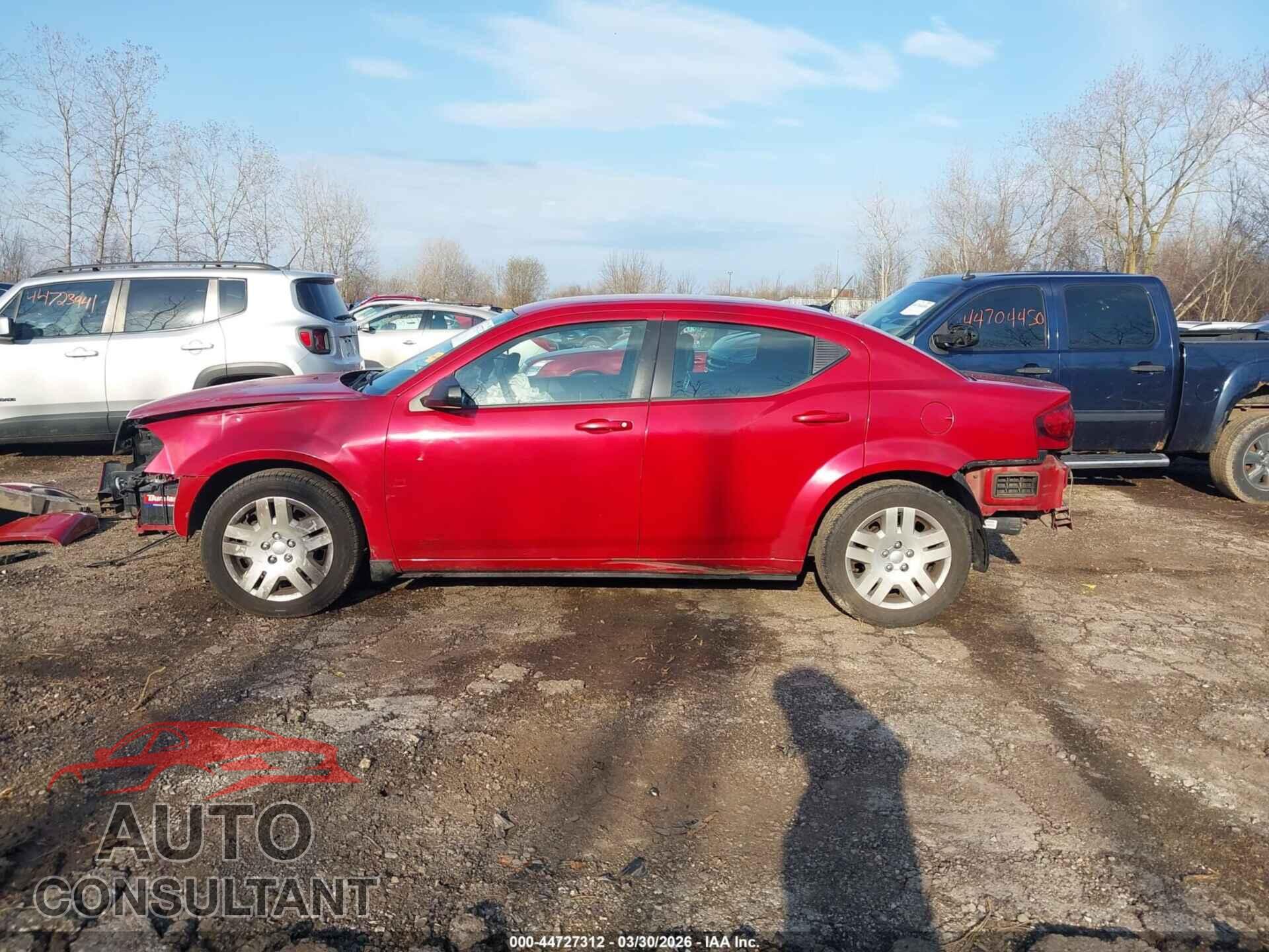 DODGE AVENGER 2013 - 1C3CDZAB0DN637604