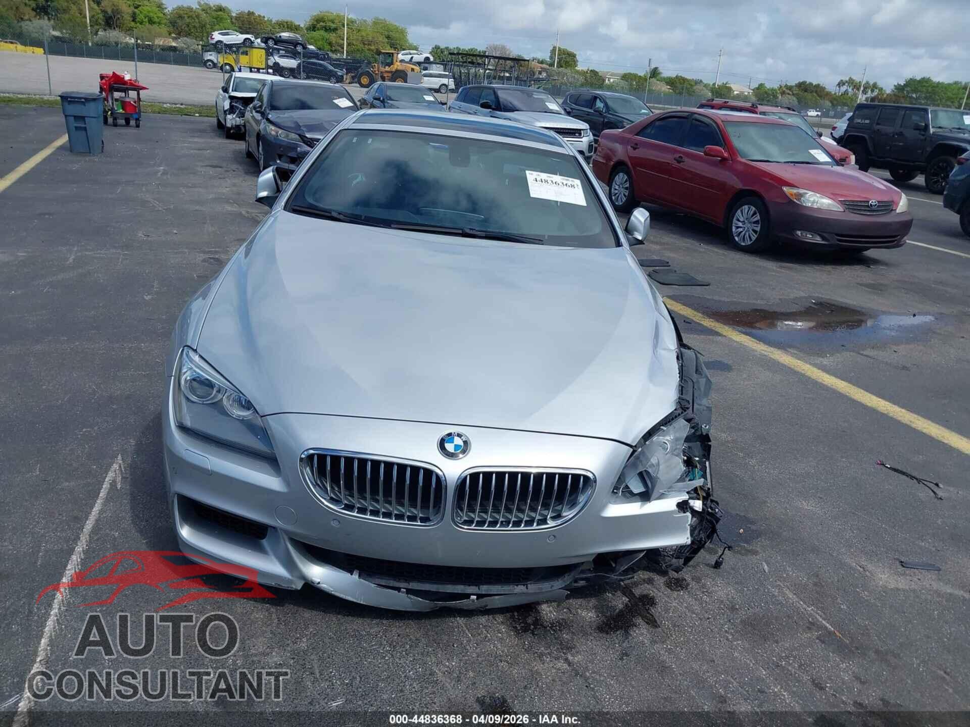 BMW 650I 2012 - WBALX3C59CDV77475