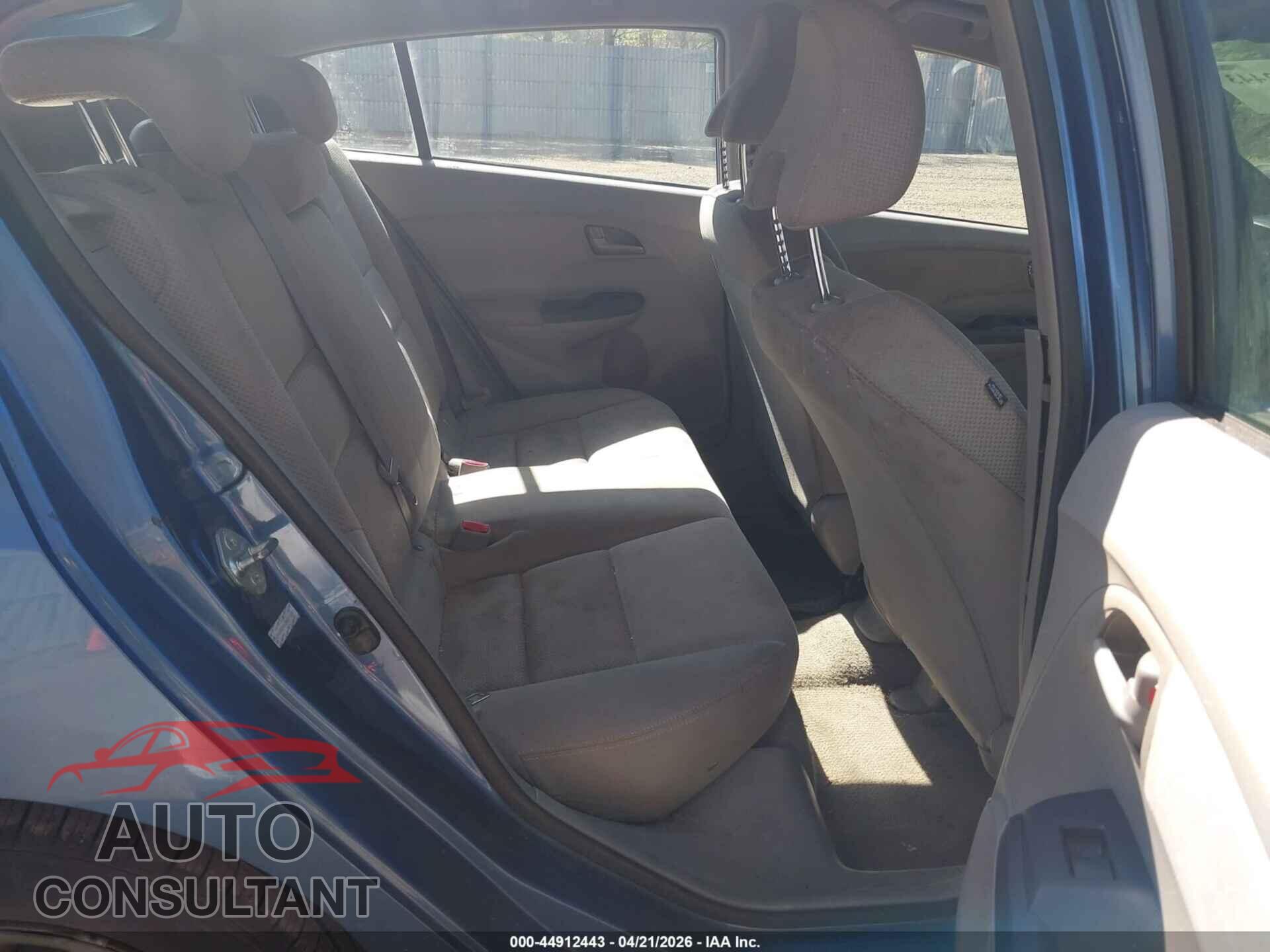 HONDA INSIGHT 2010 - JHMZE2H53AS011521