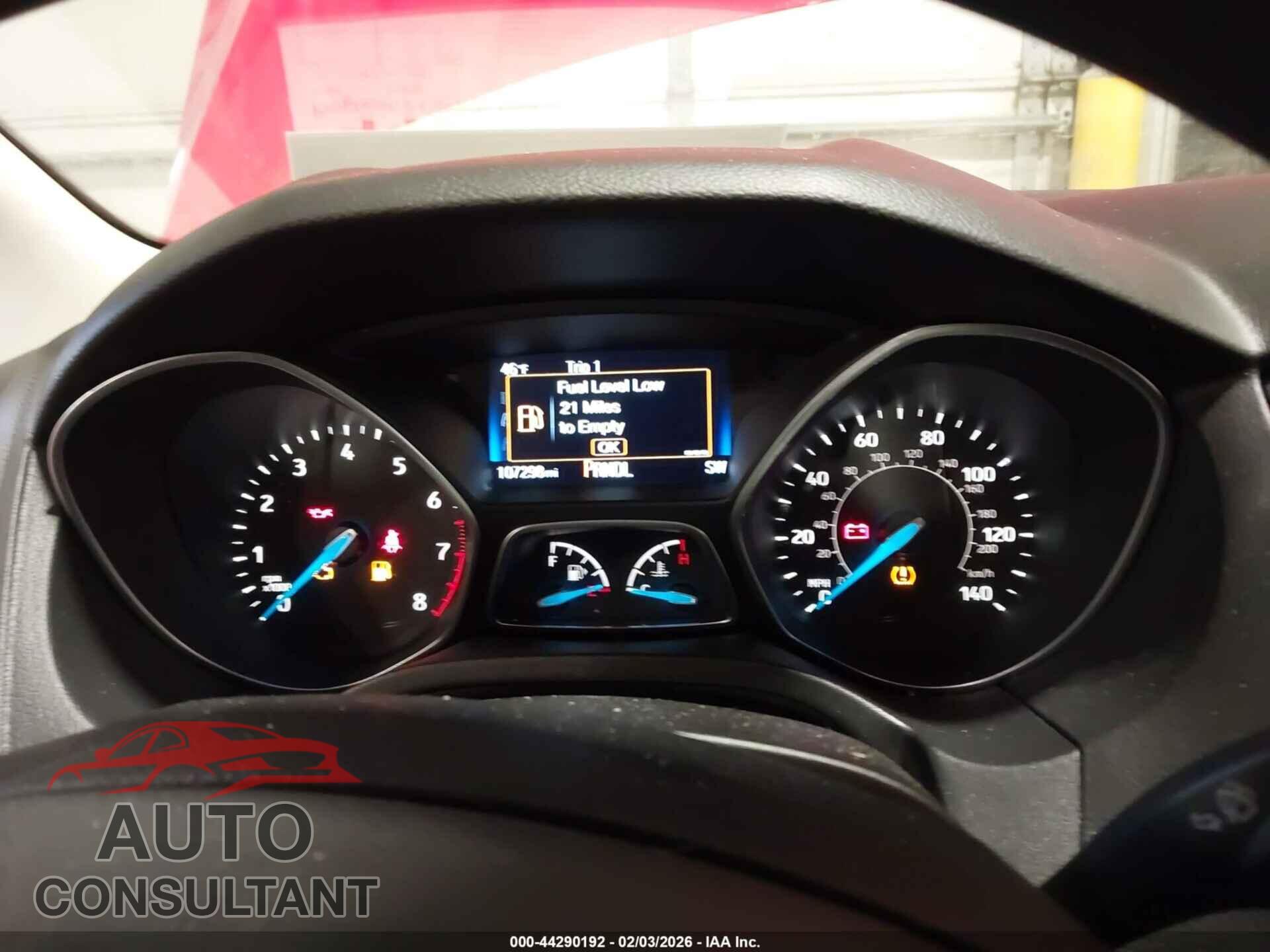 FORD FOCUS 2016 - 1FADP3F29GL320312