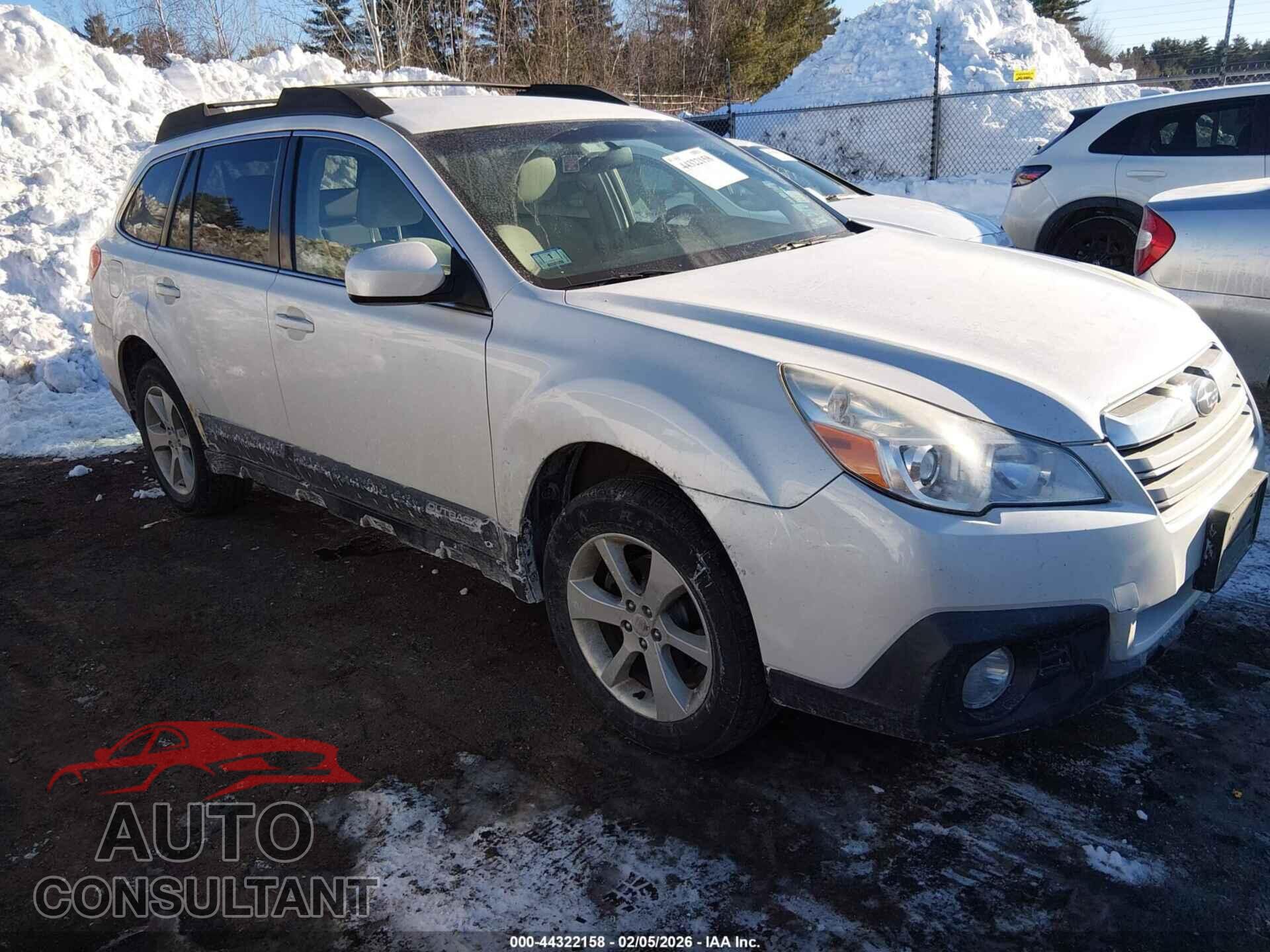 SUBARU OUTBACK 2013 - 4S4BRBCC6D3321122