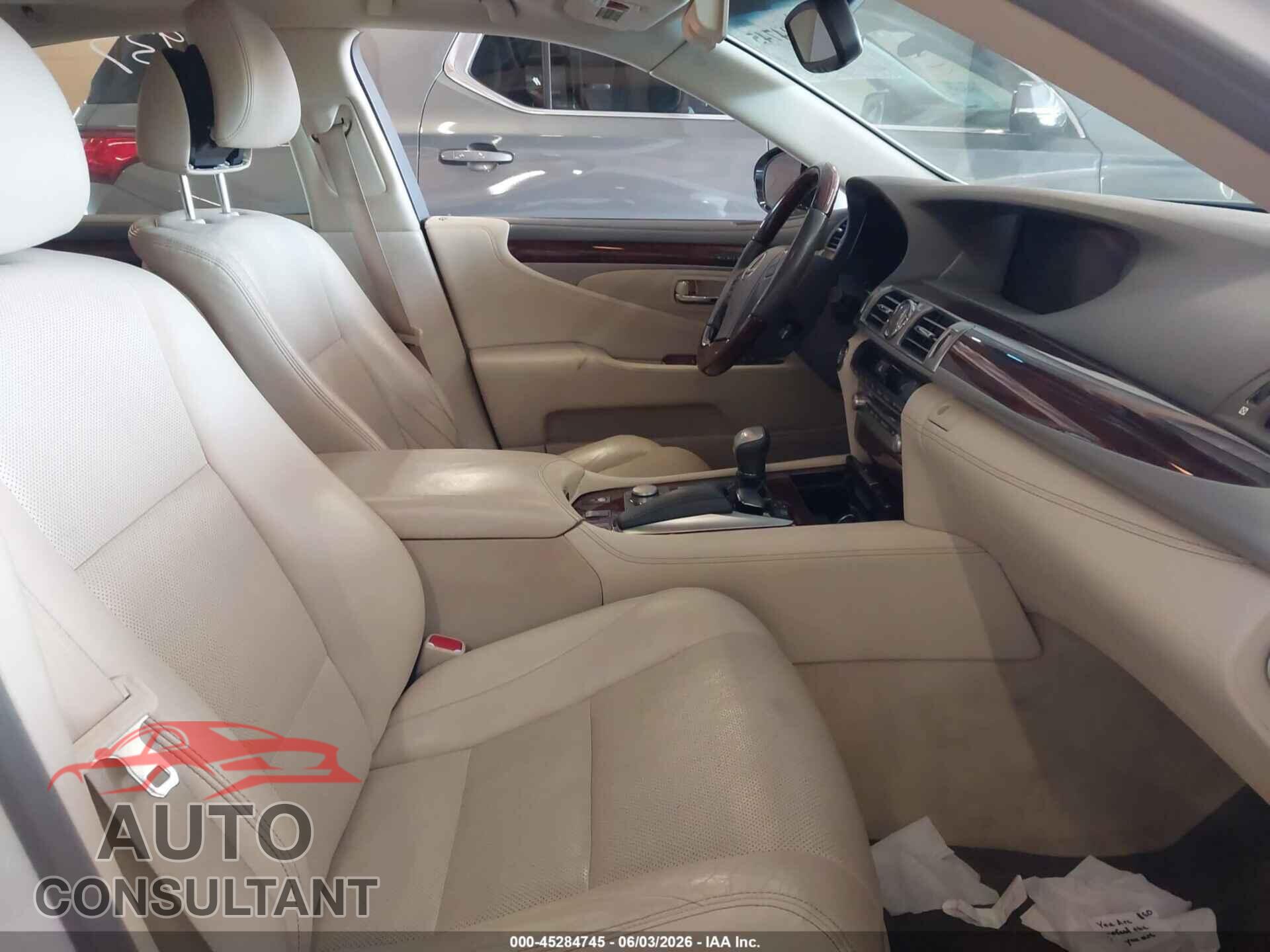 LEXUS LS 460 2013 - JTHBL5EF8D5120078