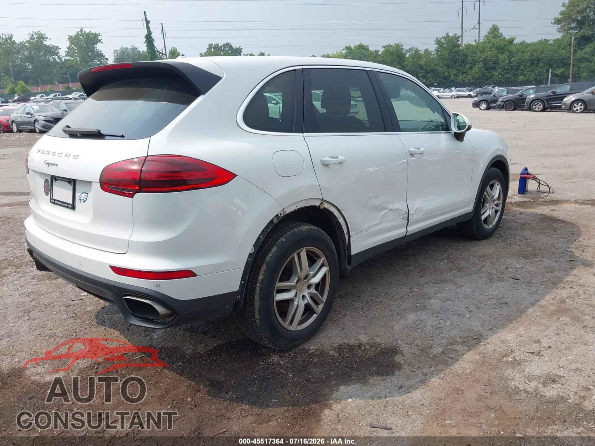 PORSCHE CAYENNE 2016 - WP1AA2A20GLA10516