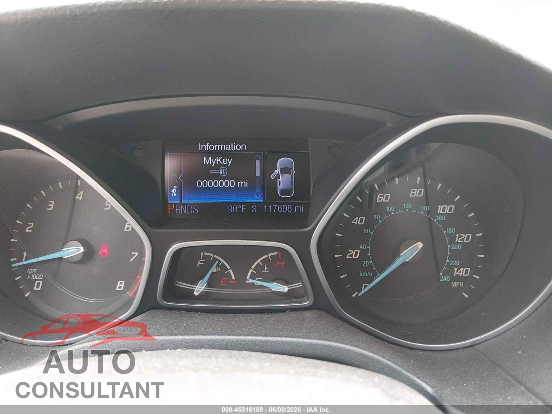 FORD FOCUS 2013 - 1FADP3F23DL163100