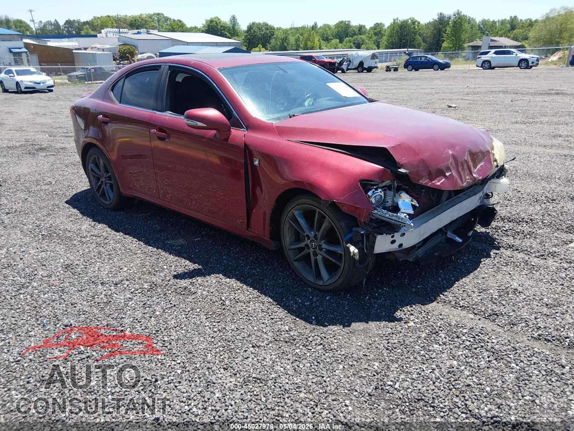LEXUS IS 250 2012 - JTHBF5C20C2102276