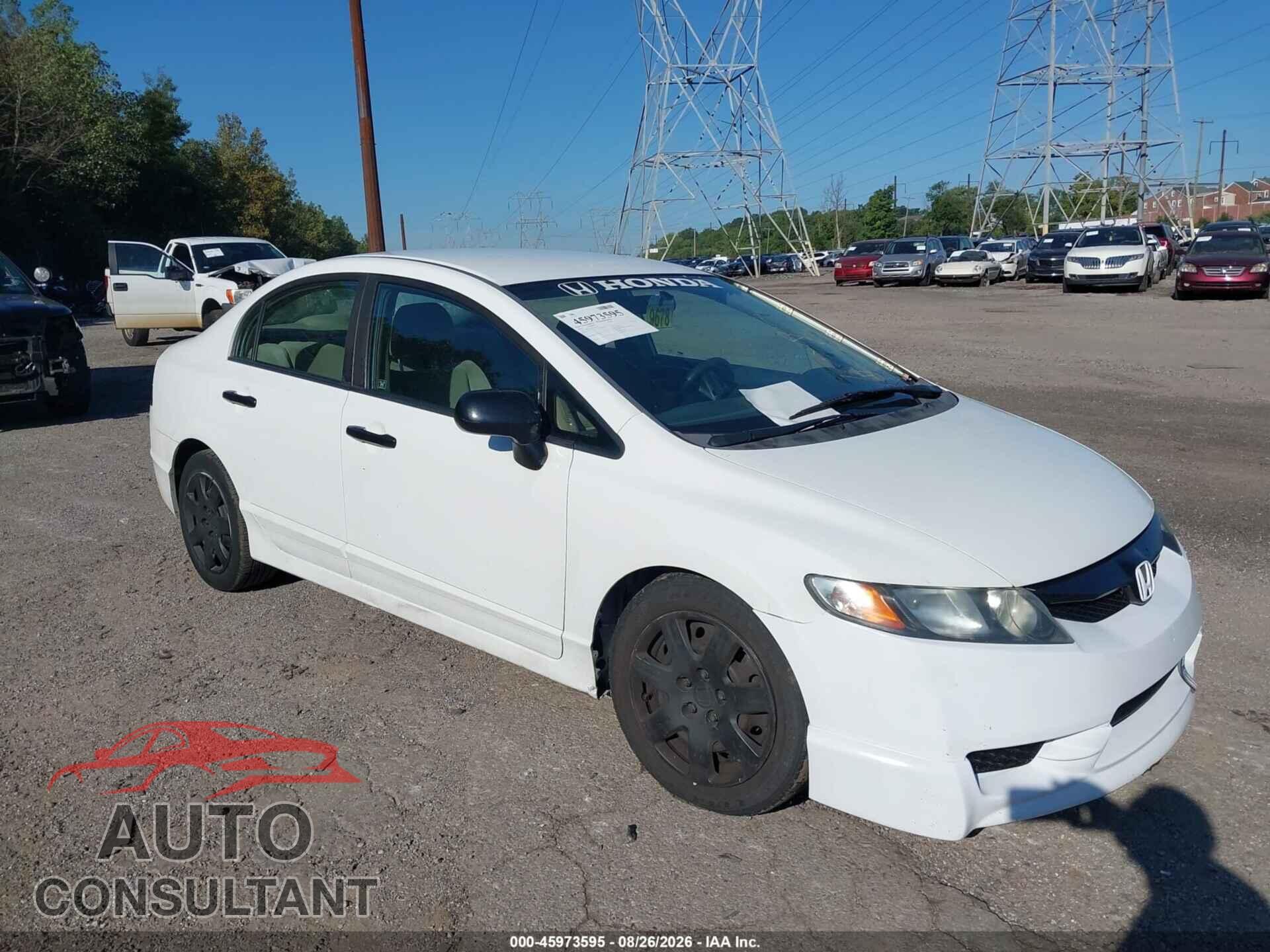 HONDA CIVIC 2010 - 19XFA1E50AE007783