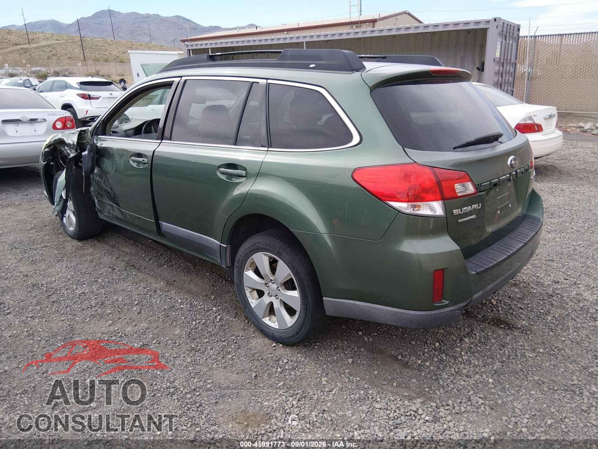 SUBARU OUTBACK 2010 - 4S4BRBFC7A3317488