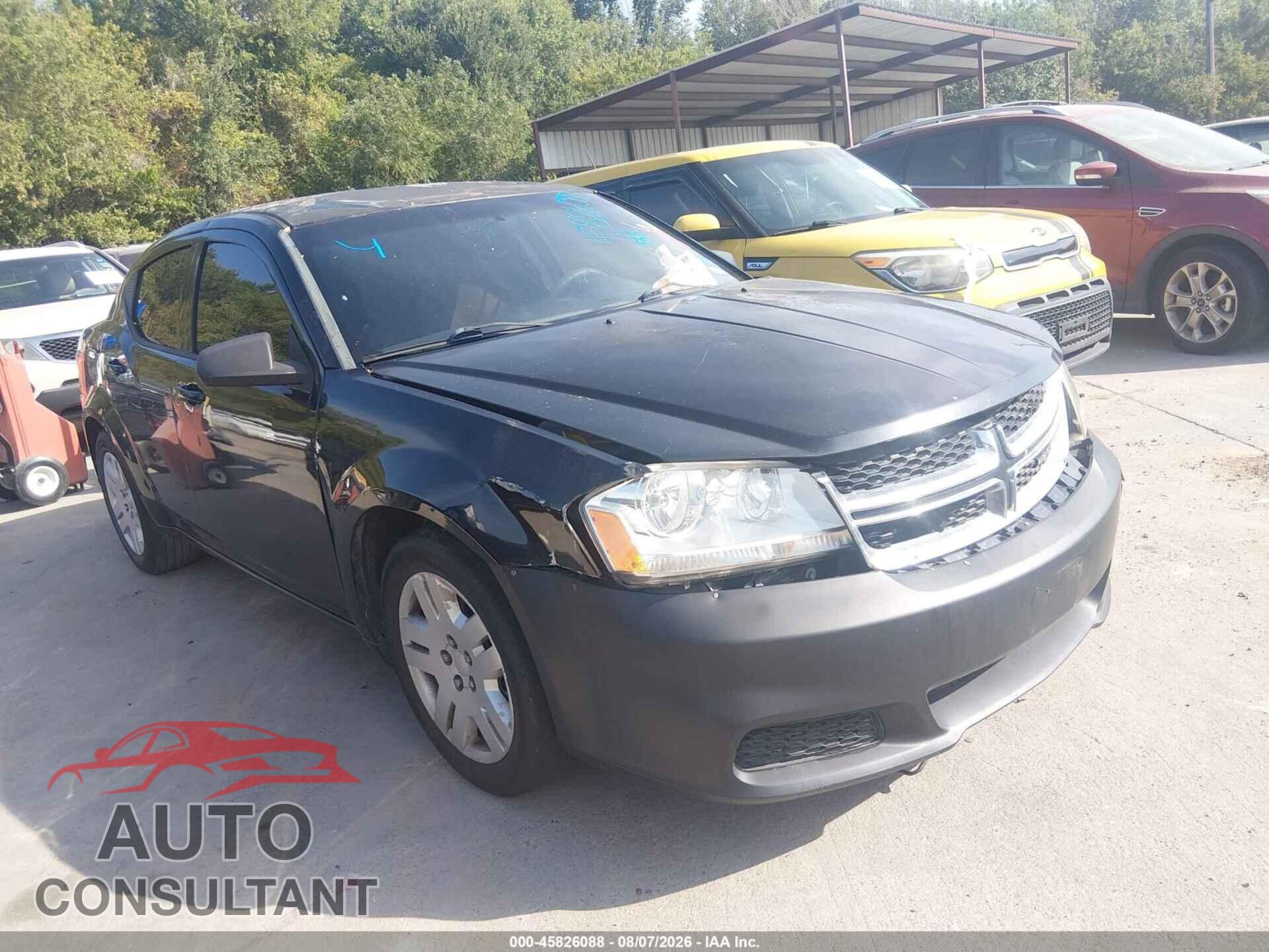 DODGE AVENGER 2014 - 1C3CDZAB4EN154392