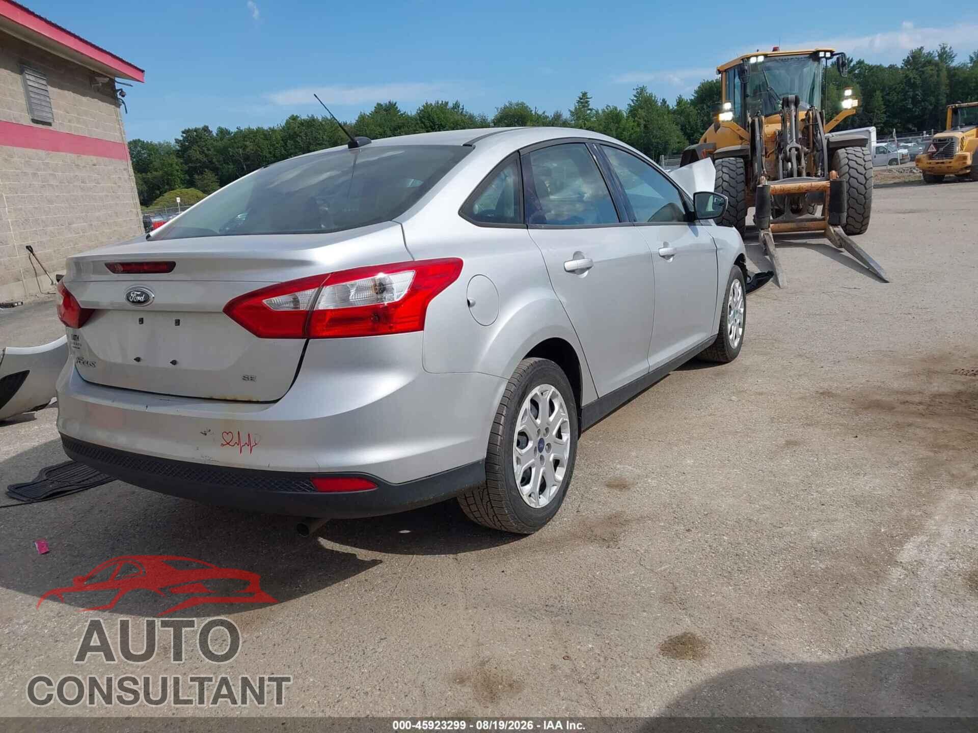 FORD FOCUS 2012 - 1FAHP3F2XCL441796