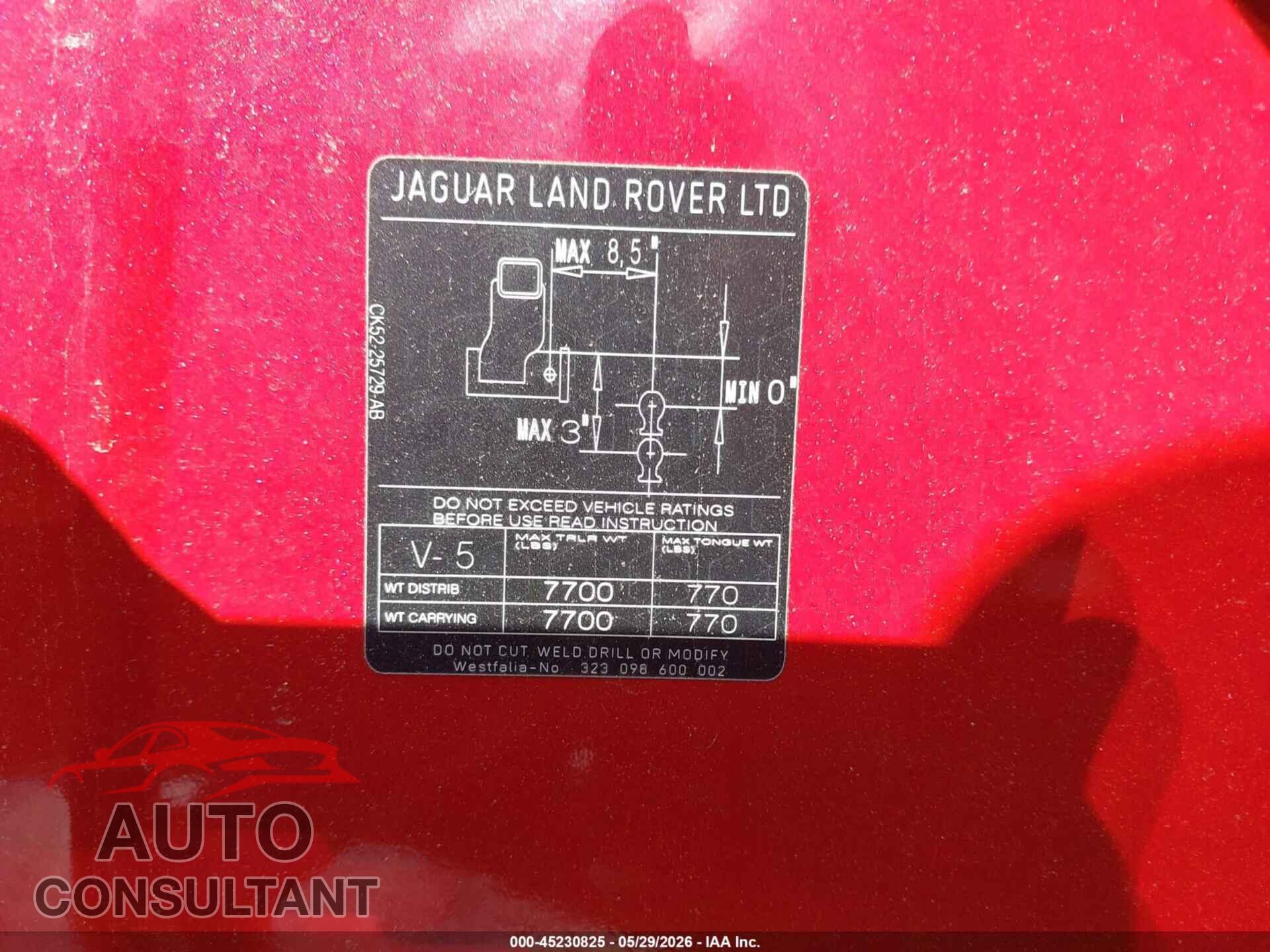 LAND ROVER RANGE ROVER 2016 - SALGS2PF0GA310158