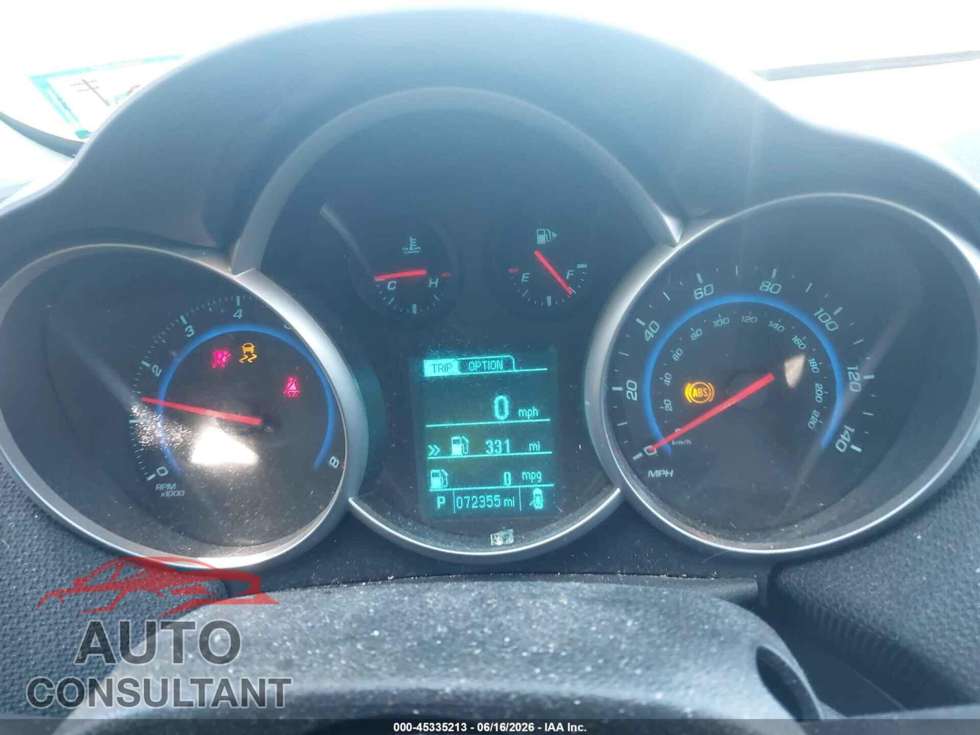 CHEVROLET CRUZE 2015 - 1G1PC5SB1F7203473