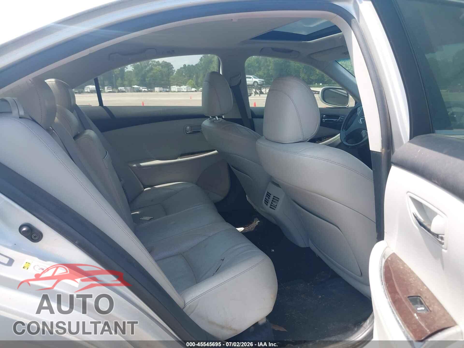 LEXUS ES 350 2012 - JTHBK1EG7C2488739