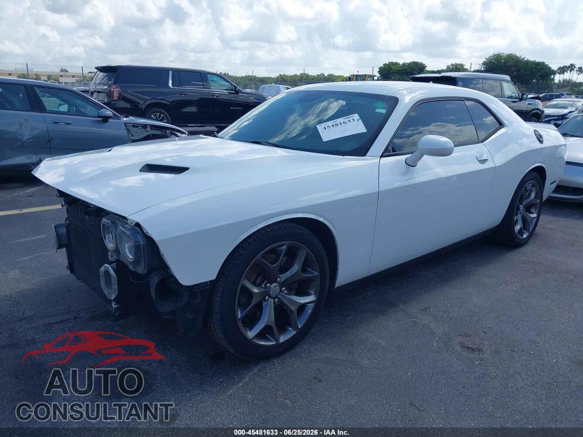 DODGE CHALLENGER 2016 - 2C3CDZAG3GH309294