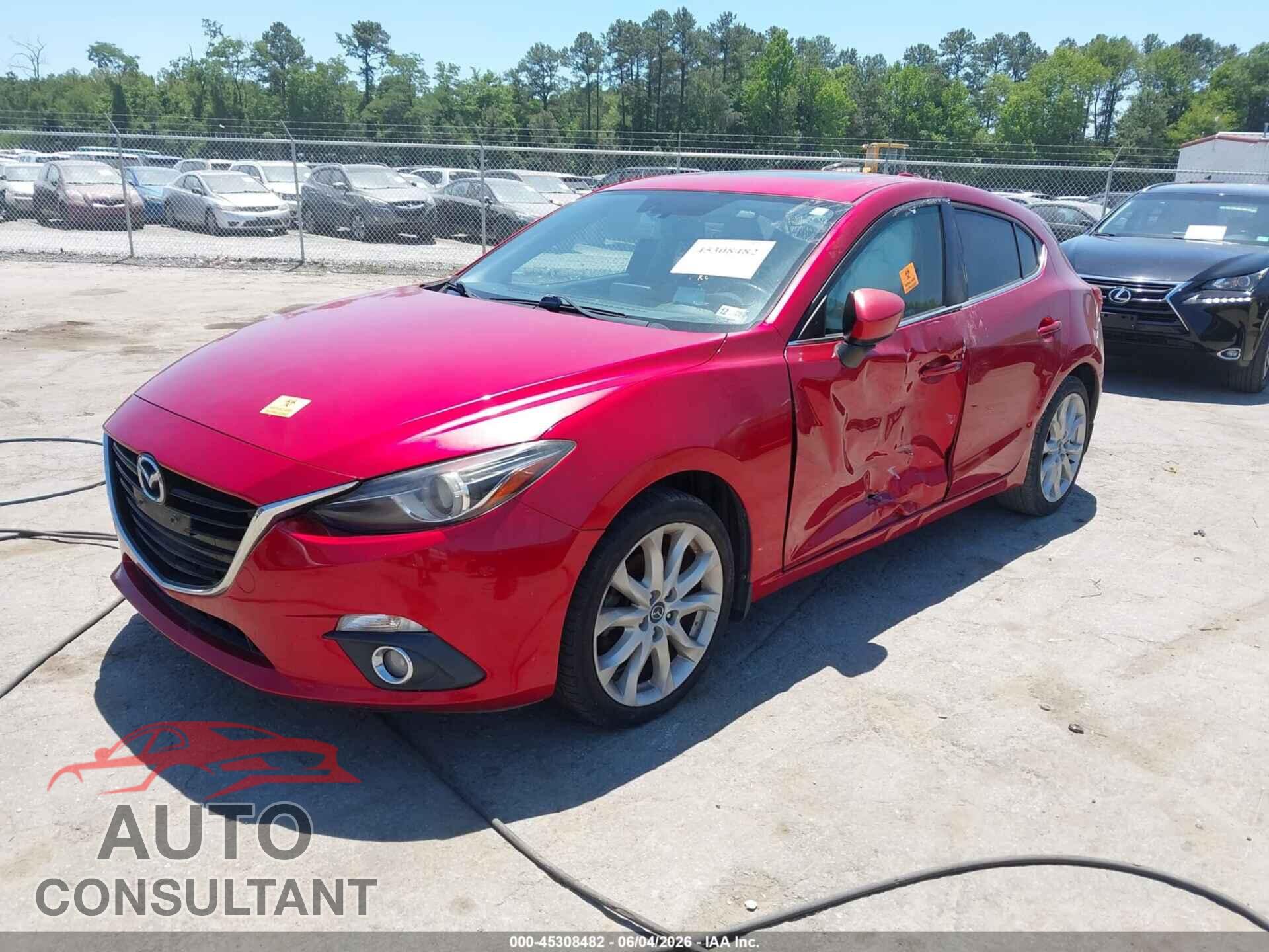MAZDA MAZDA3 2014 - JM1BM1M33E1210939