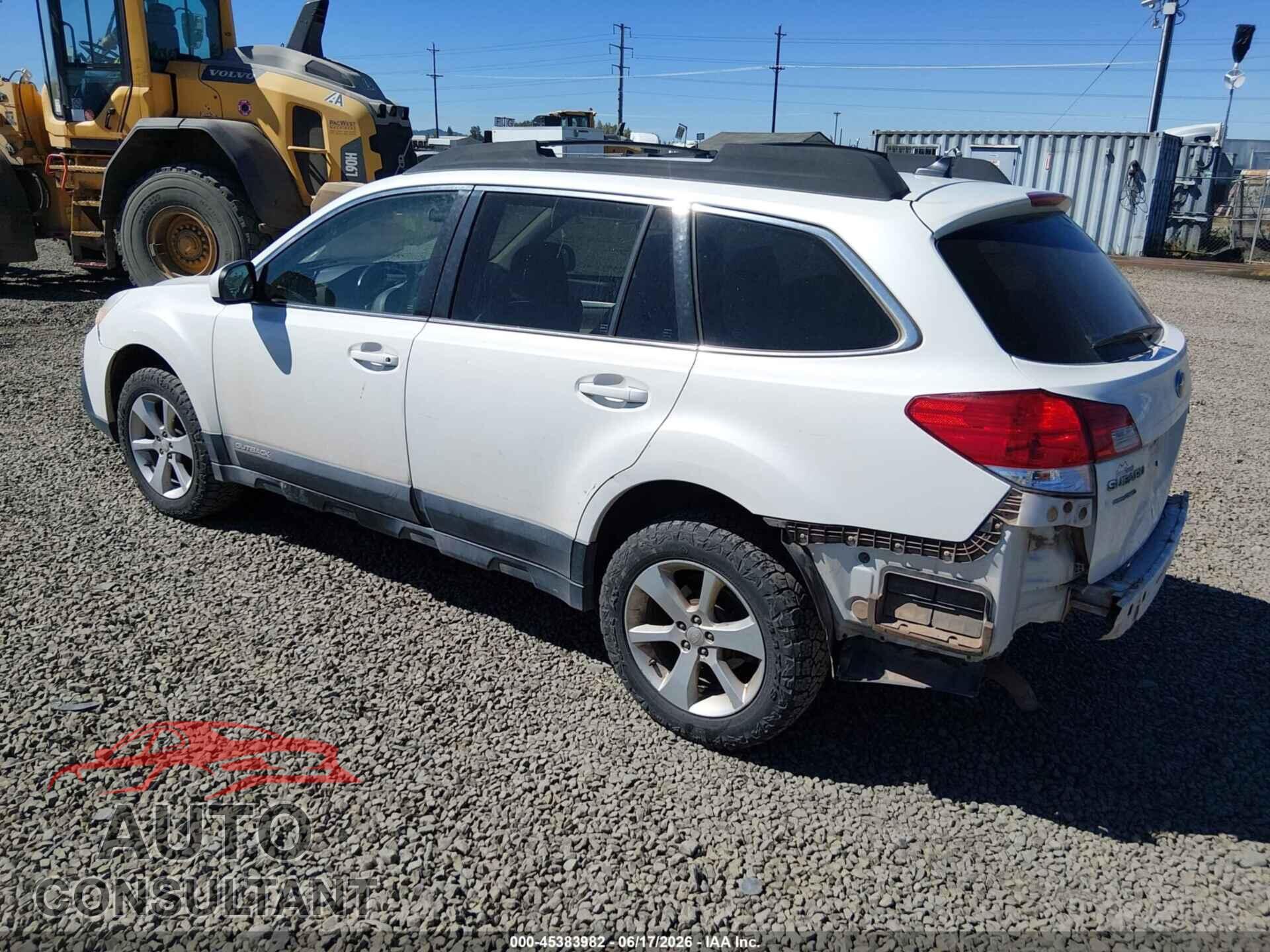 SUBARU OUTBACK 2014 - 4S4BRBCC0E3226525