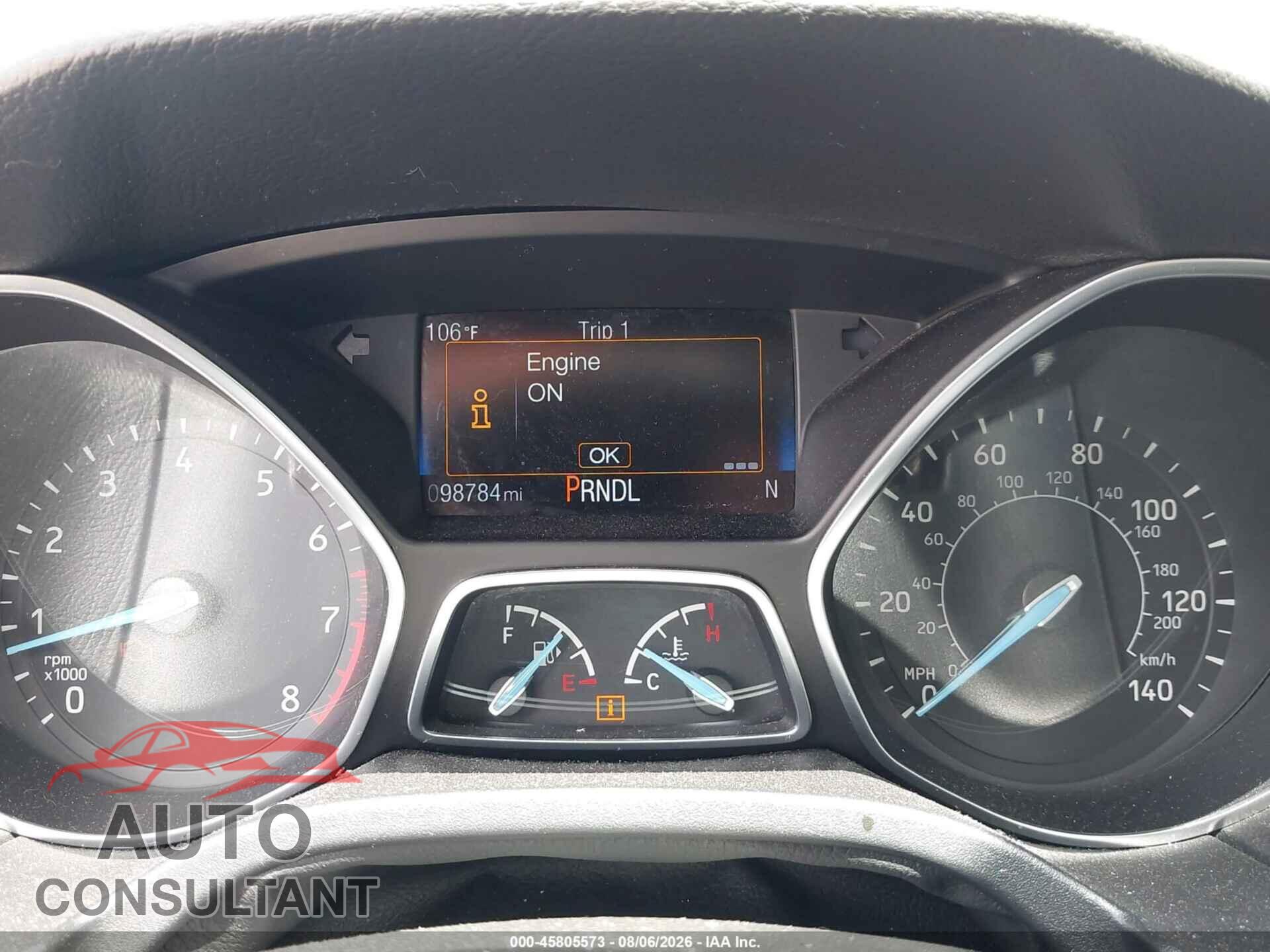 FORD FOCUS 2015 - 1FADP3F27FL243745