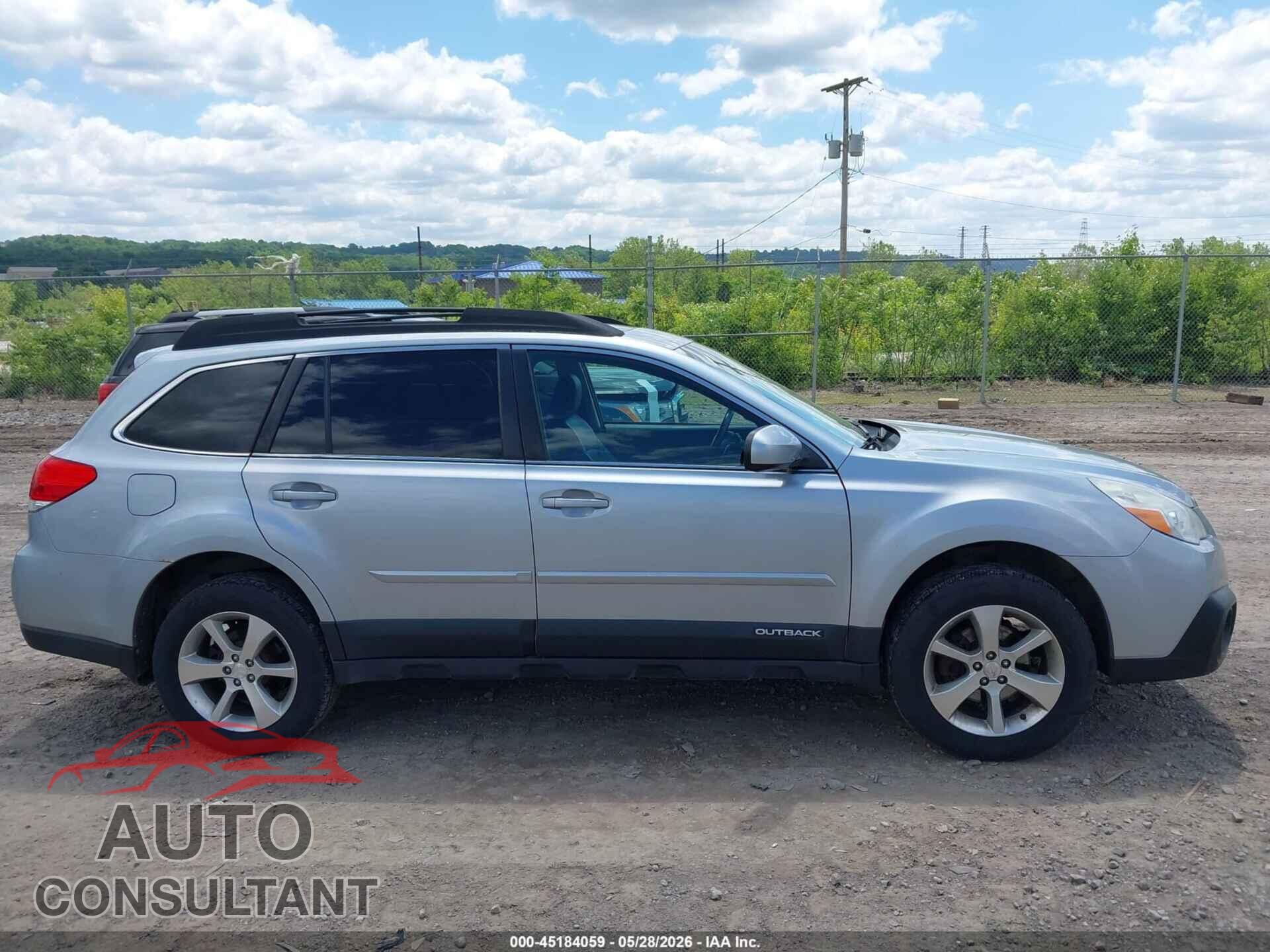 SUBARU OUTBACK 2014 - 4S4BRBLC8E3310169