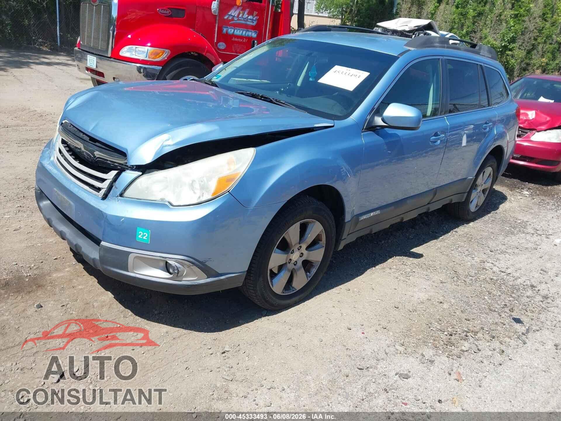 SUBARU OUTBACK 2010 - 4S4BRBCC3A3381872
