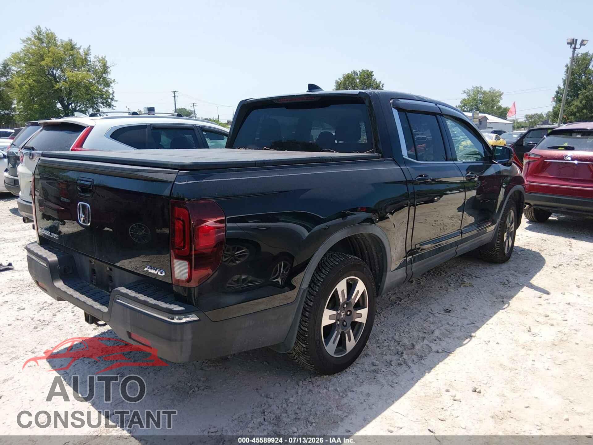 HONDA RIDGELINE 2017 - 5FPYK3F61HB028985