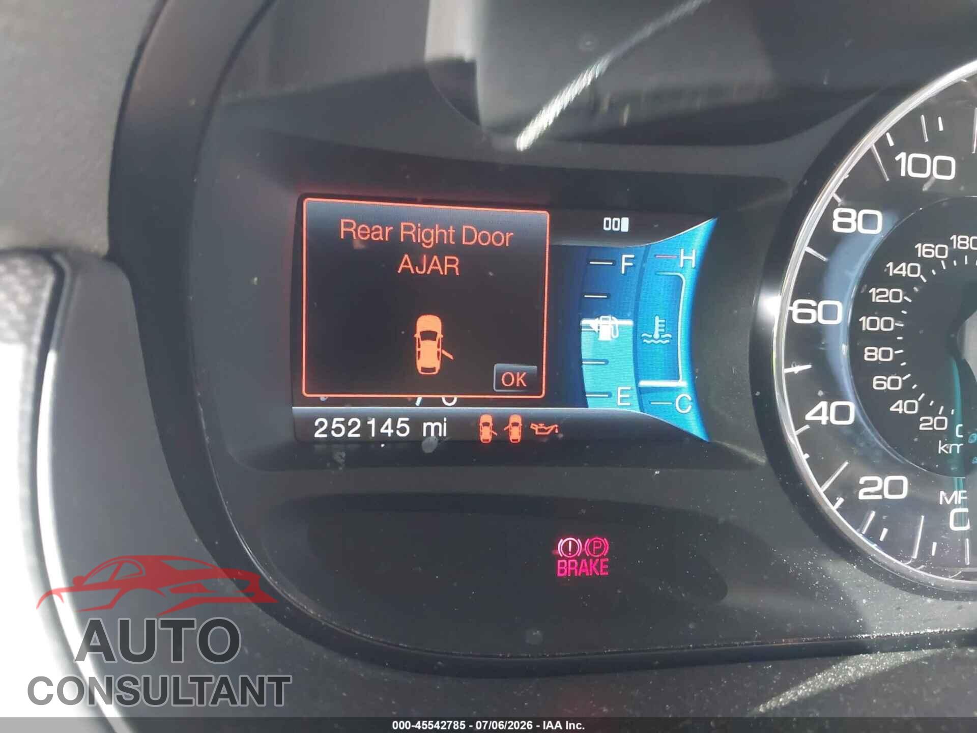 FORD EDGE 2012 - 2FMDK3JC3CBA80589
